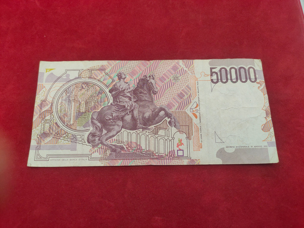 BANK OF ITALY 50000 LIRE (C322)