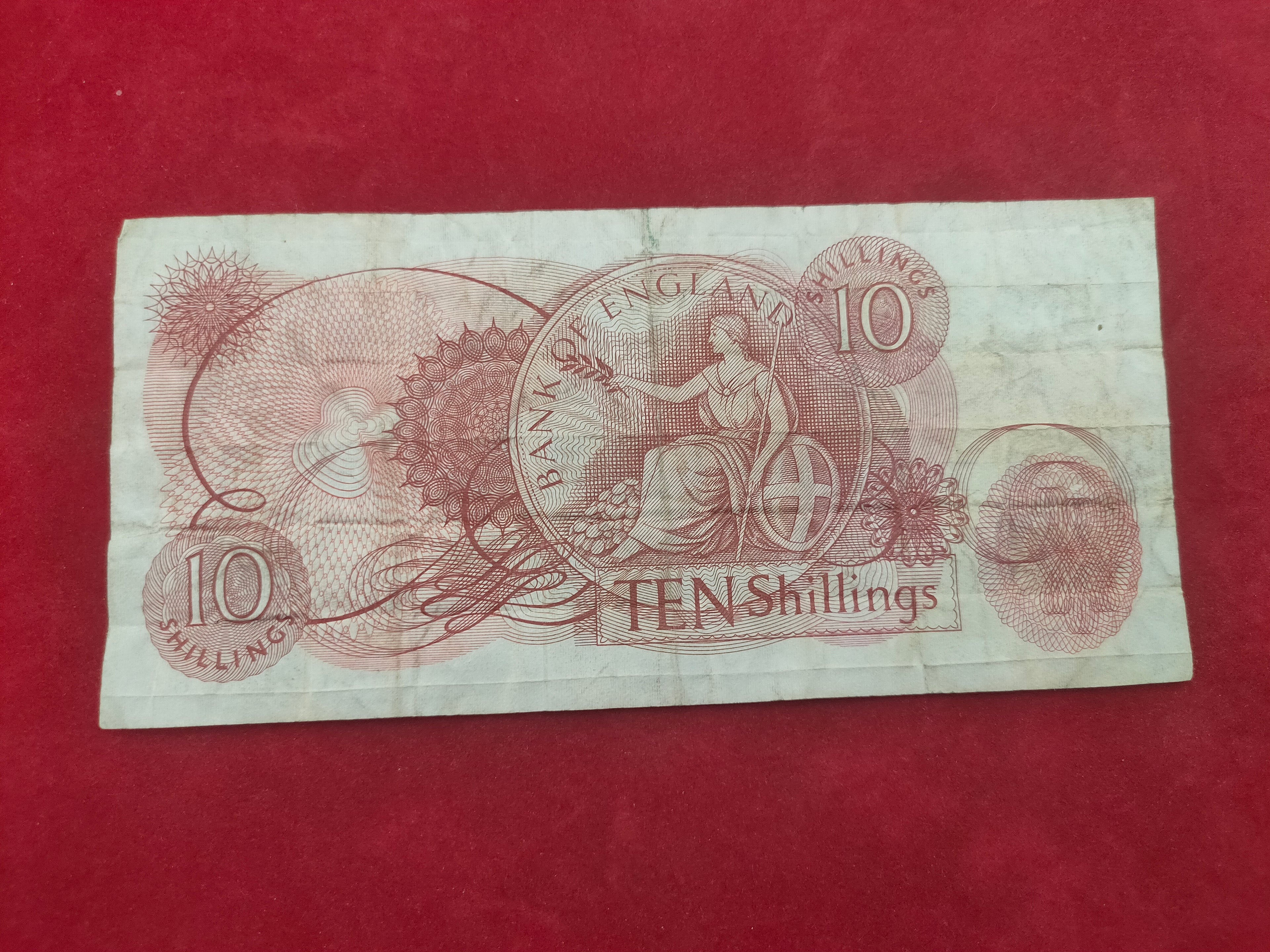 BANK OF ENGLAND 10 SHILLINGS (Y297)