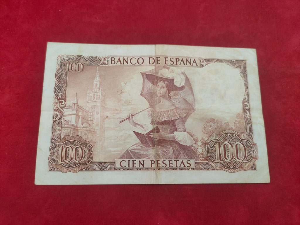 BANK OF SPAIN 100 PESETAS (C765)