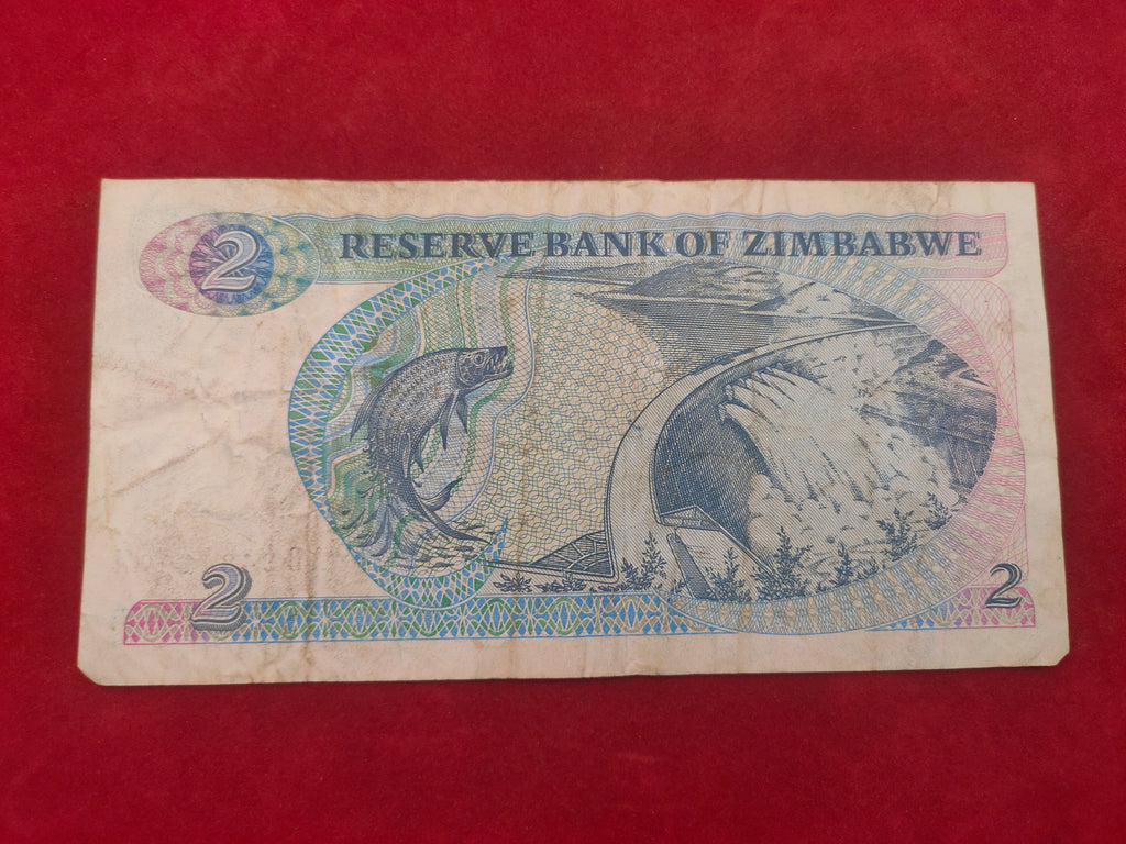RESERVE BANK OF ZIMBABWE 2 DOLLARS (1192)