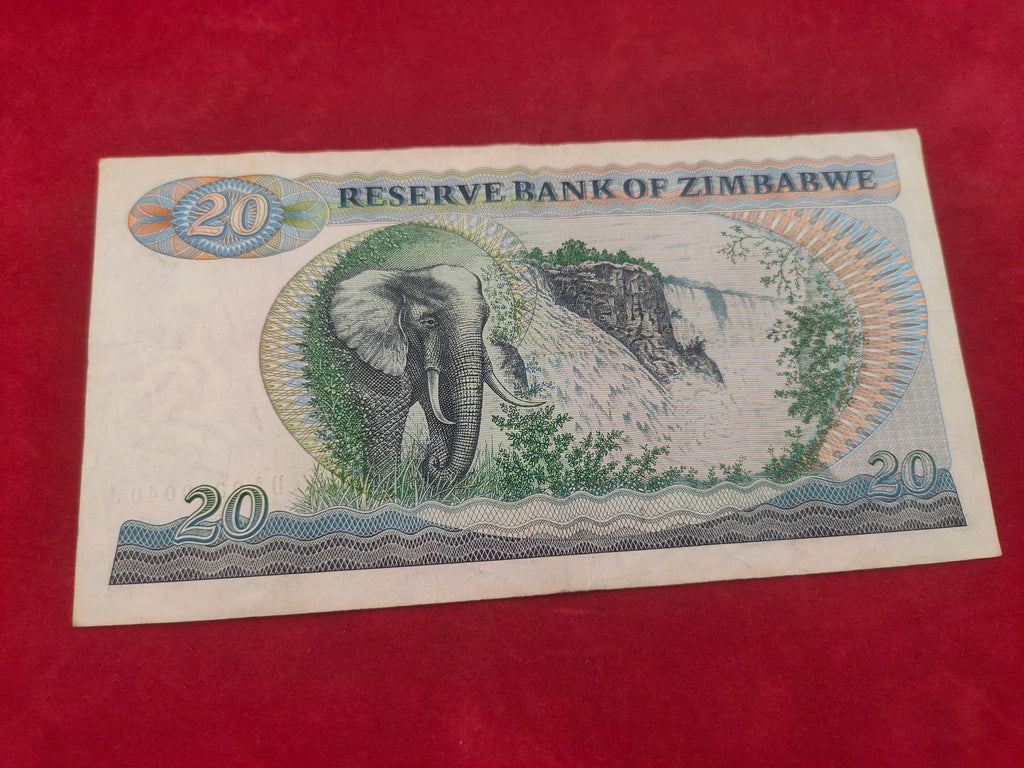 RESERVE BANK OF ZIMBABWE 20 DOLLARS (1192)