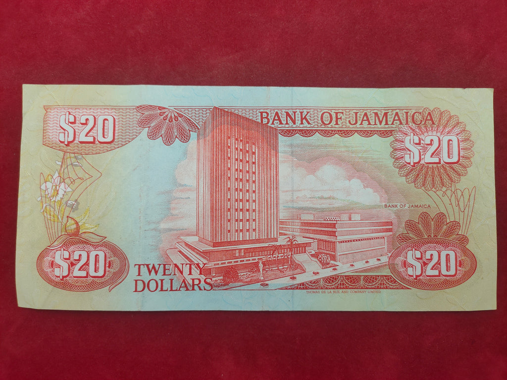 BANK OF JAMAICA 20  DOLLARS (Y259)