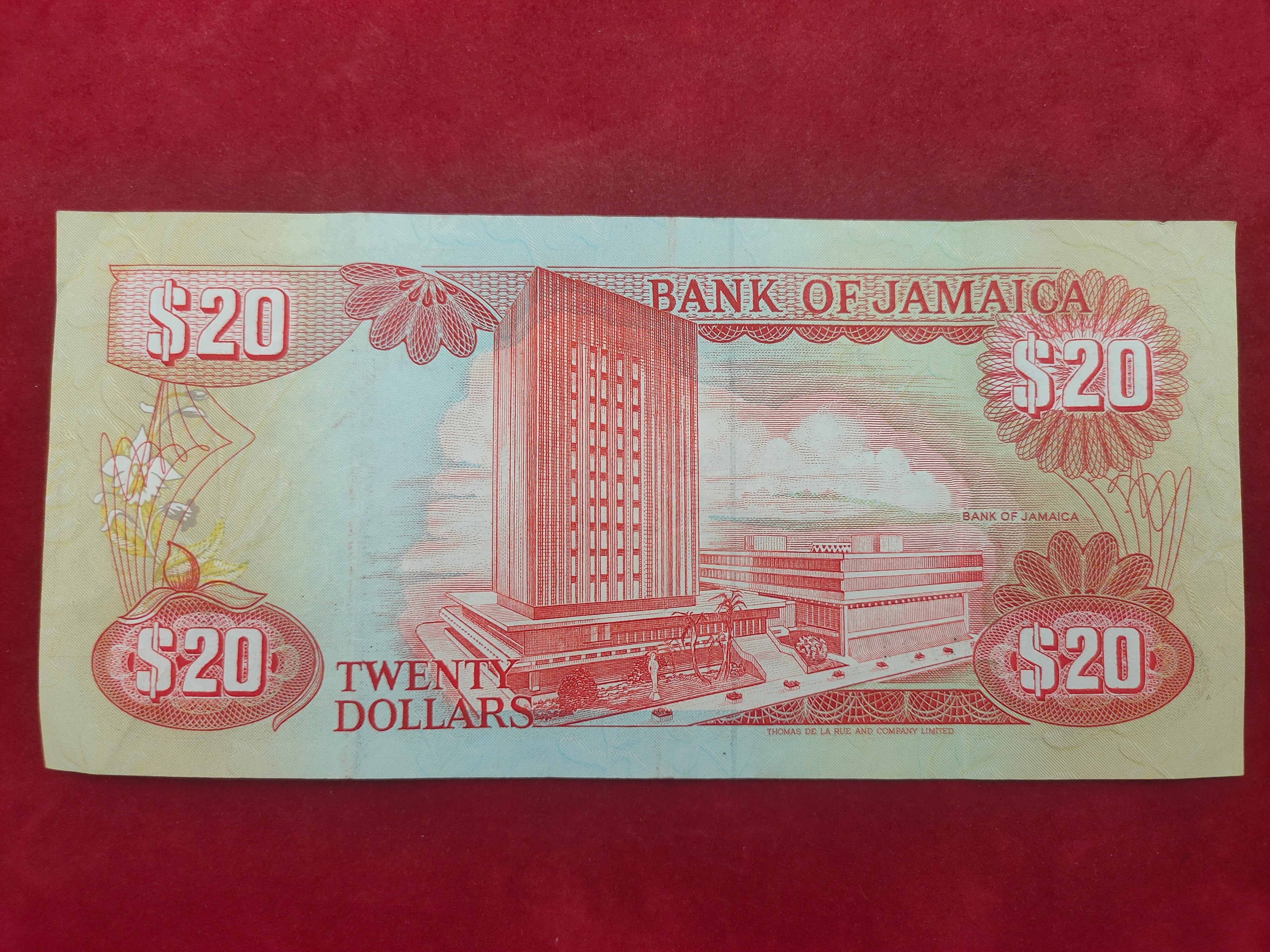 BANK OF JAMAICA 20  DOLLARS (Y259)