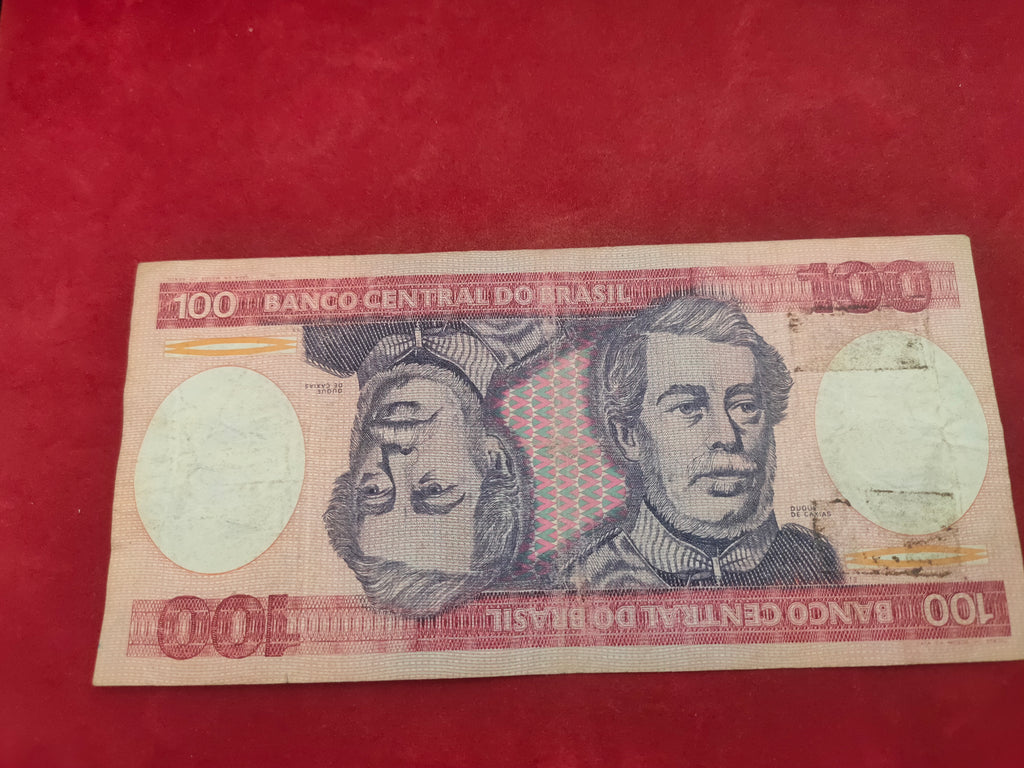 CENTRAL BANK OF BRASIL 100 CRUZEIROS (D543)