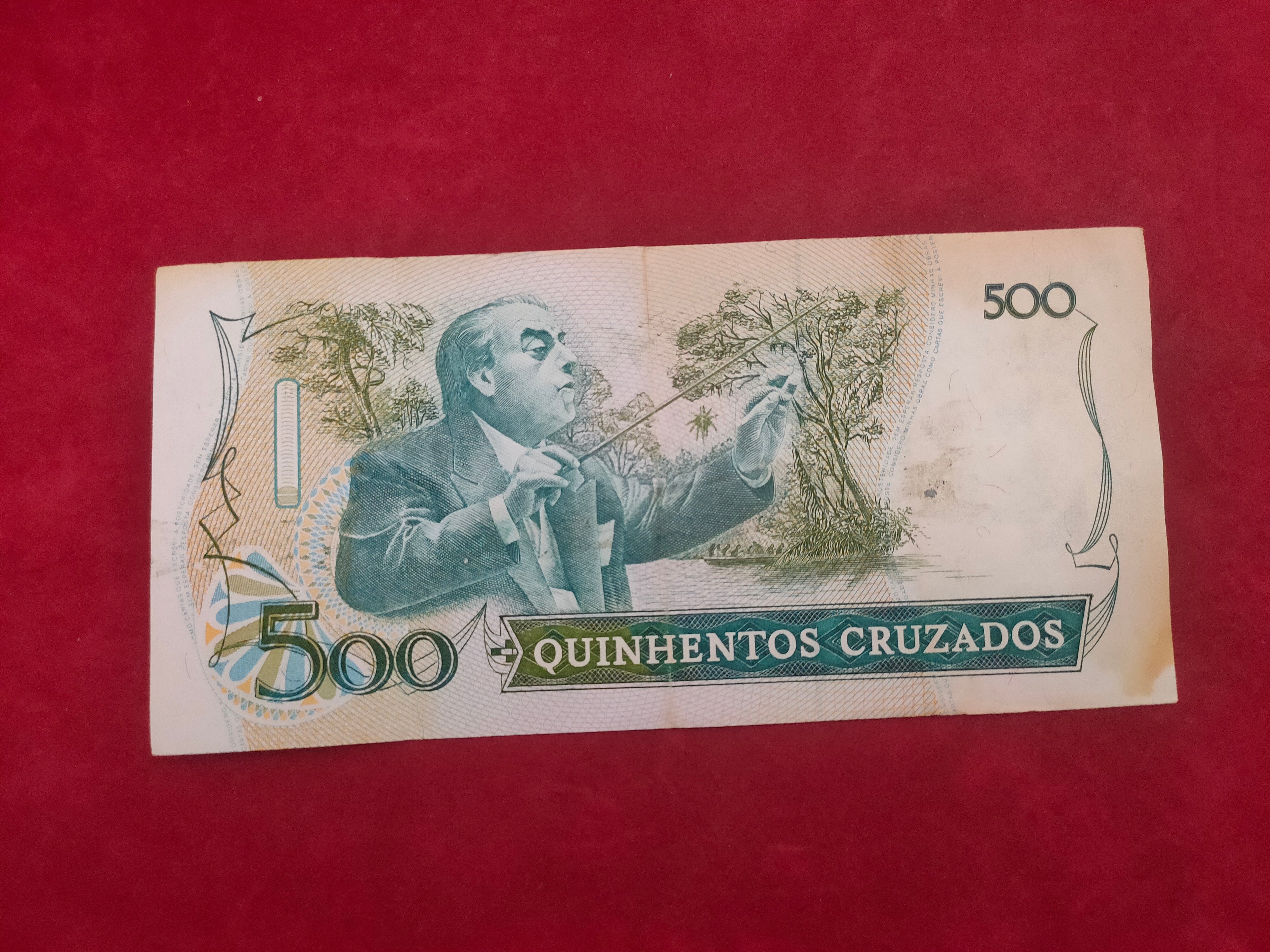CENTRAL BANK OF BRASIL 500 CRUZEIROS (D543)