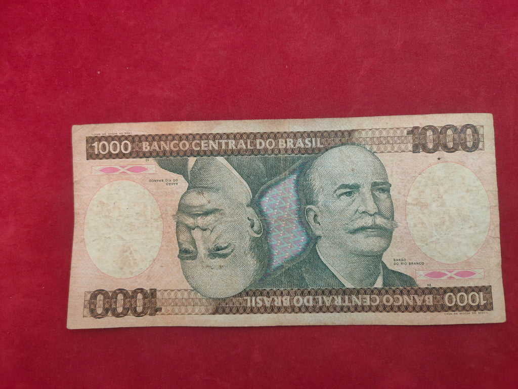 CENTRAL BANK OF BRASIL 1000 CRUZEIROS (D543)