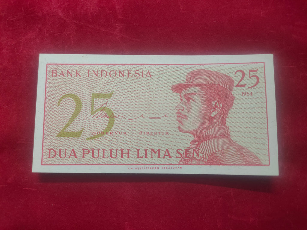 BANK OF INDONESIA 25 LIMA SEN (1085)