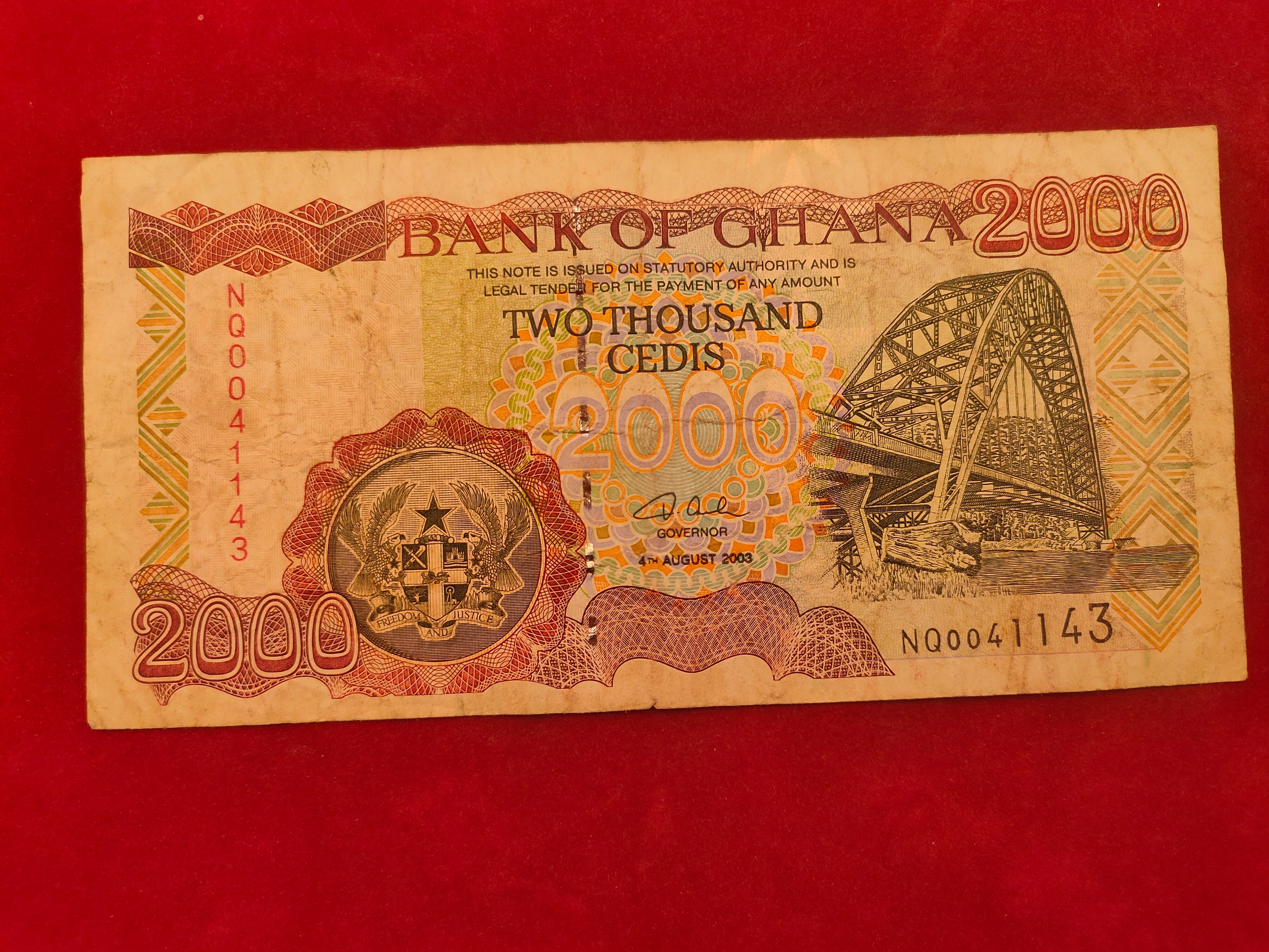 BANK OF GHANA 2000 CEDIS (C849)