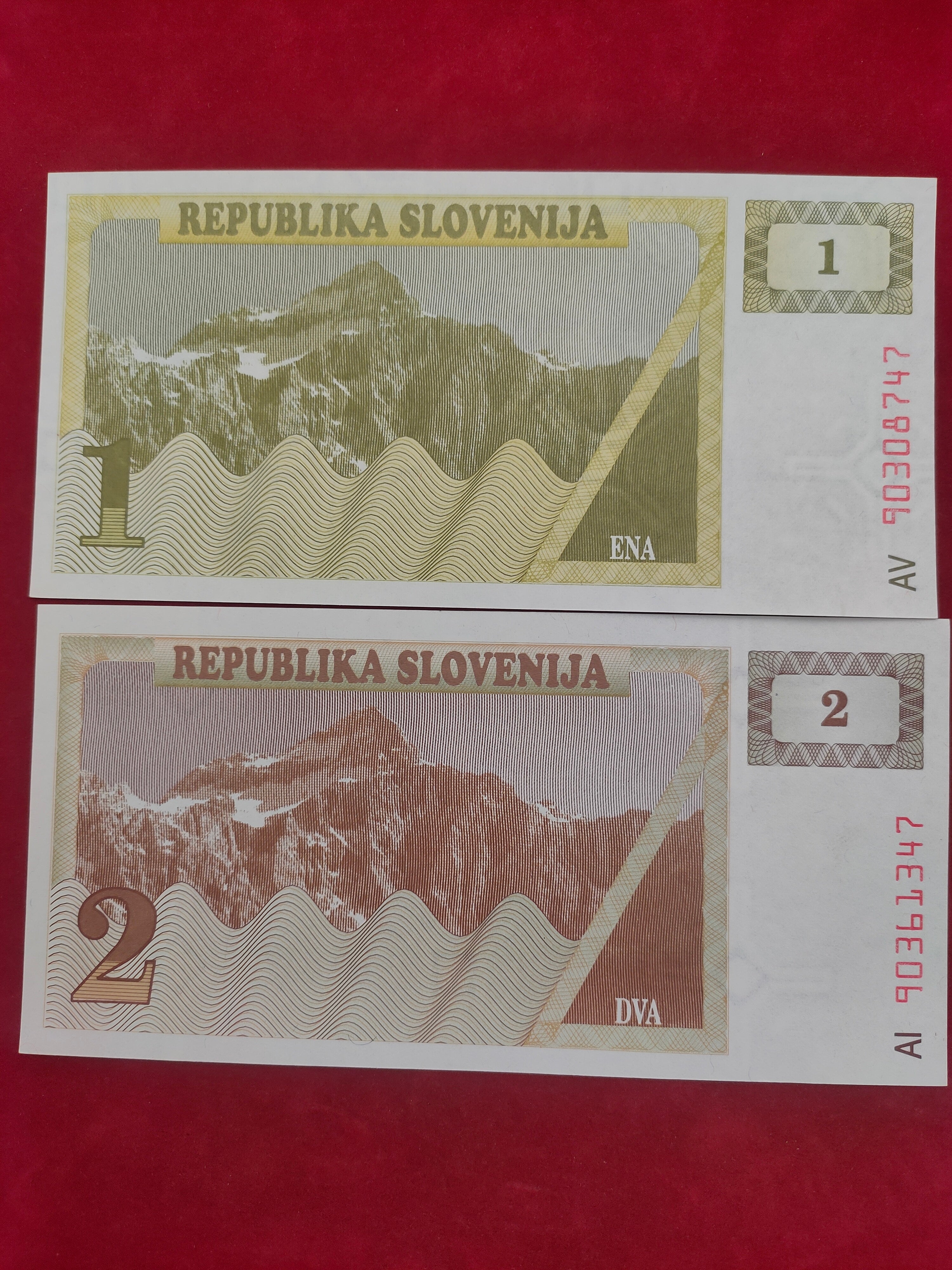BANK OF SLOVENIA 1, 2 BANK OF SLOVENIA 1, 2 TOLARJA (C427)