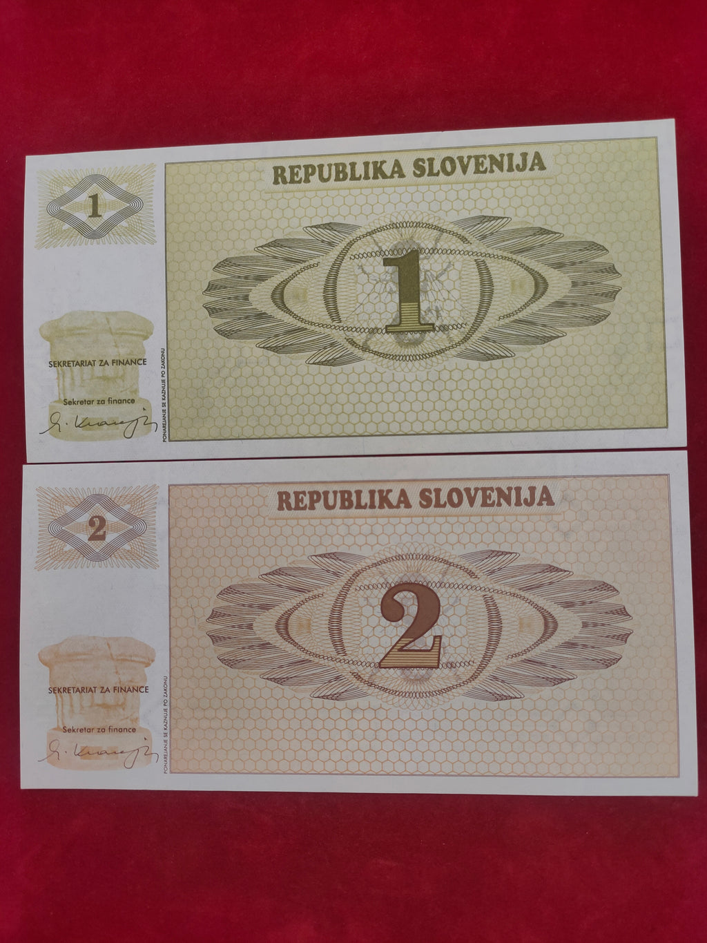 BANK OF SLOVENIA 1, 2 BANK OF SLOVENIA 1, 2 TOLARJA (C427)