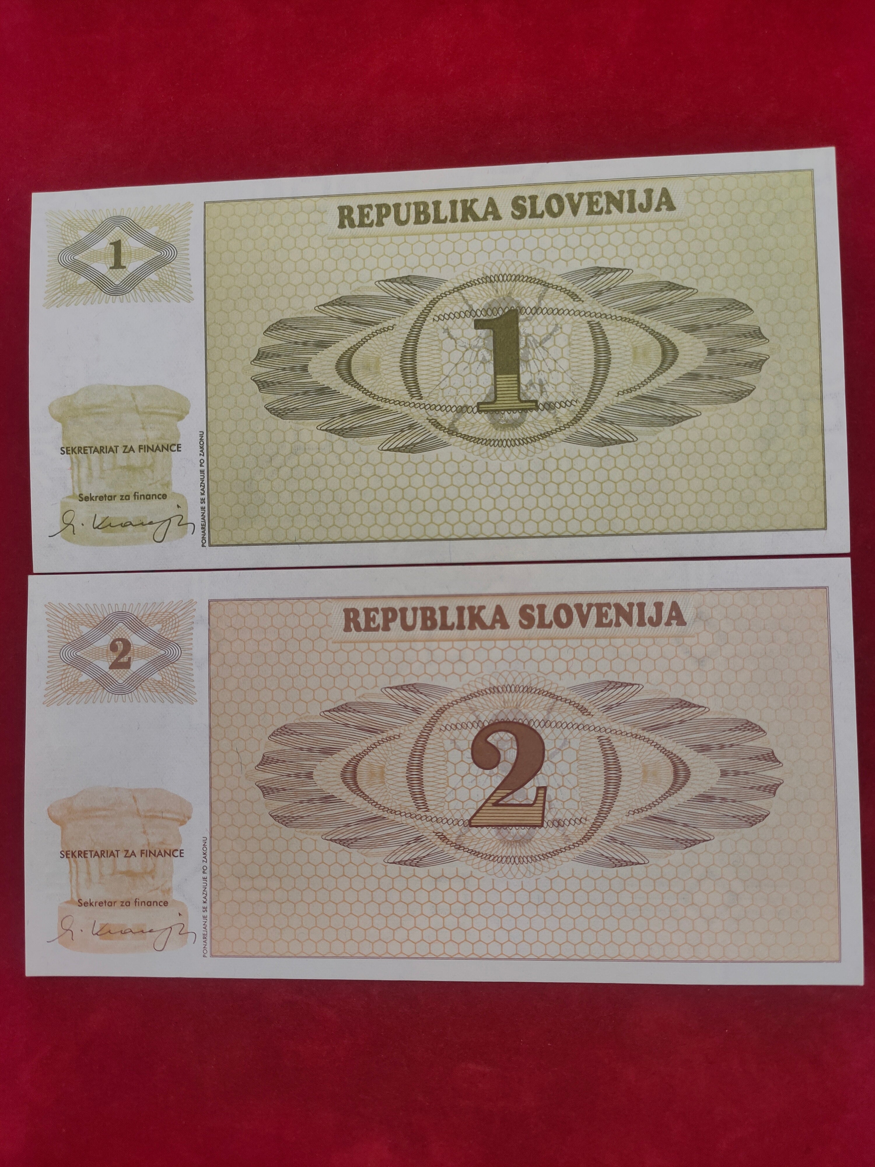 BANK OF SLOVENIA 1, 2 BANK OF SLOVENIA 1, 2 TOLARJA (C427)