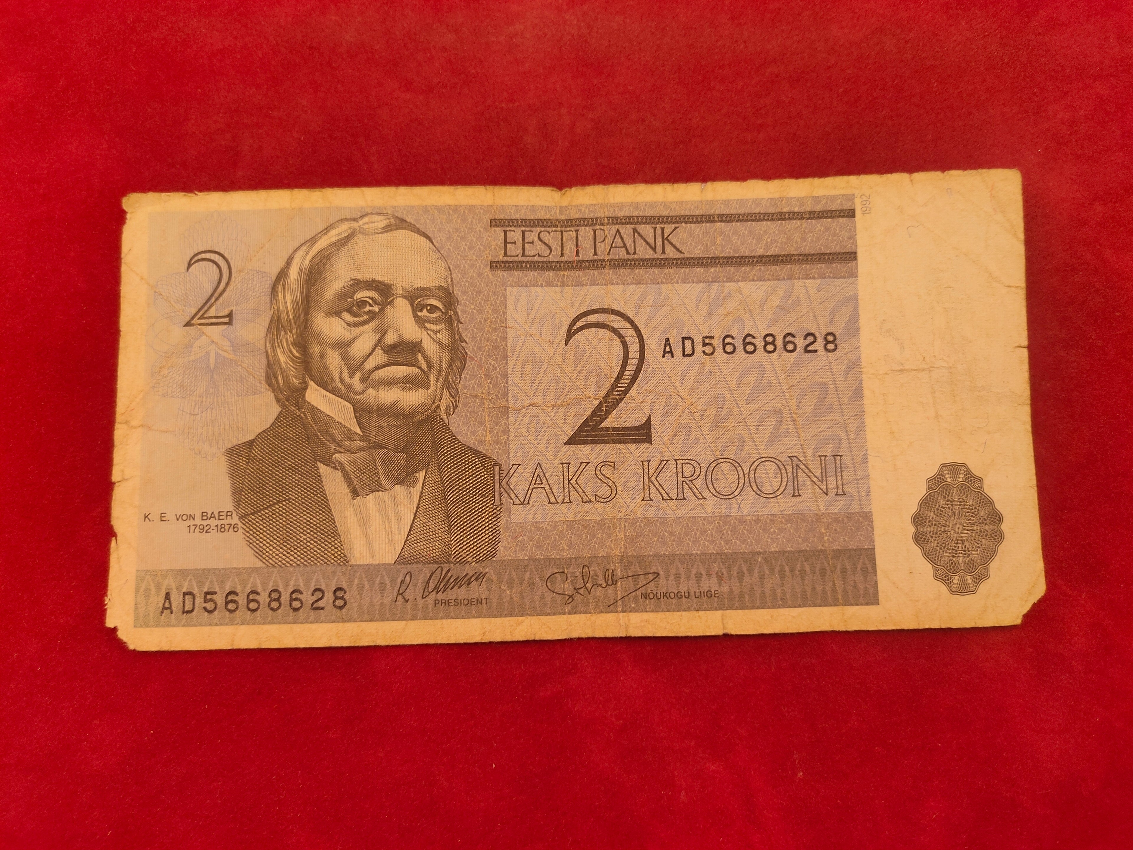 BANK OF ESTONIA 2  KROON (D77)