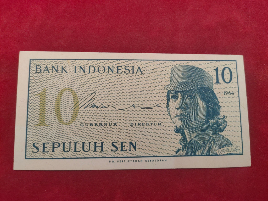 BANK OF INDONESIA 10 SEN (543)