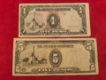 STATE BANK OF JAPANESE 1, 5 PESOS (583)
