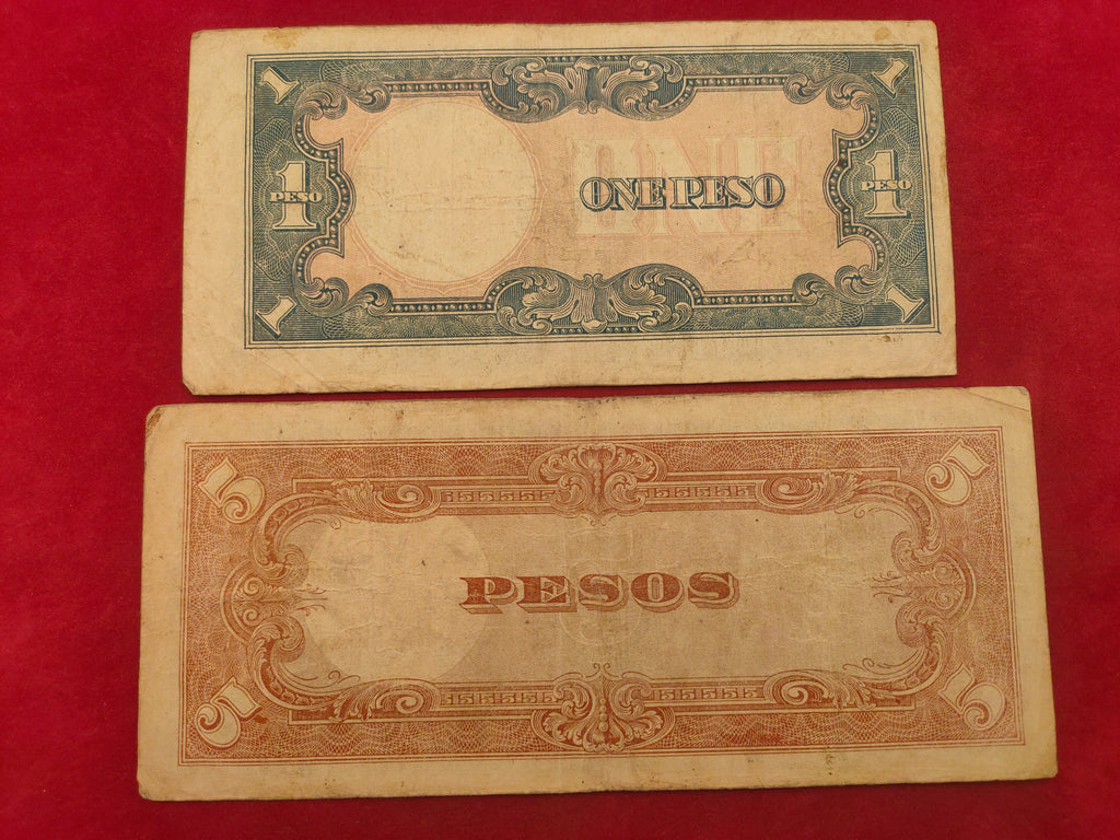 STATE BANK OF JAPANESE 1, 5 PESOS (583)