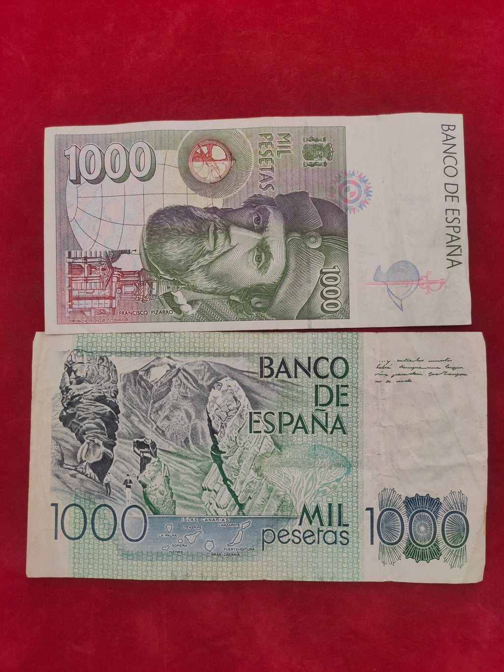BANK OF SPAIN 1000 PESETAS (1104)