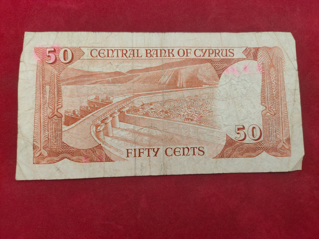 CENTRAL BANK OF CYPRUS 50 CENTS (1134)