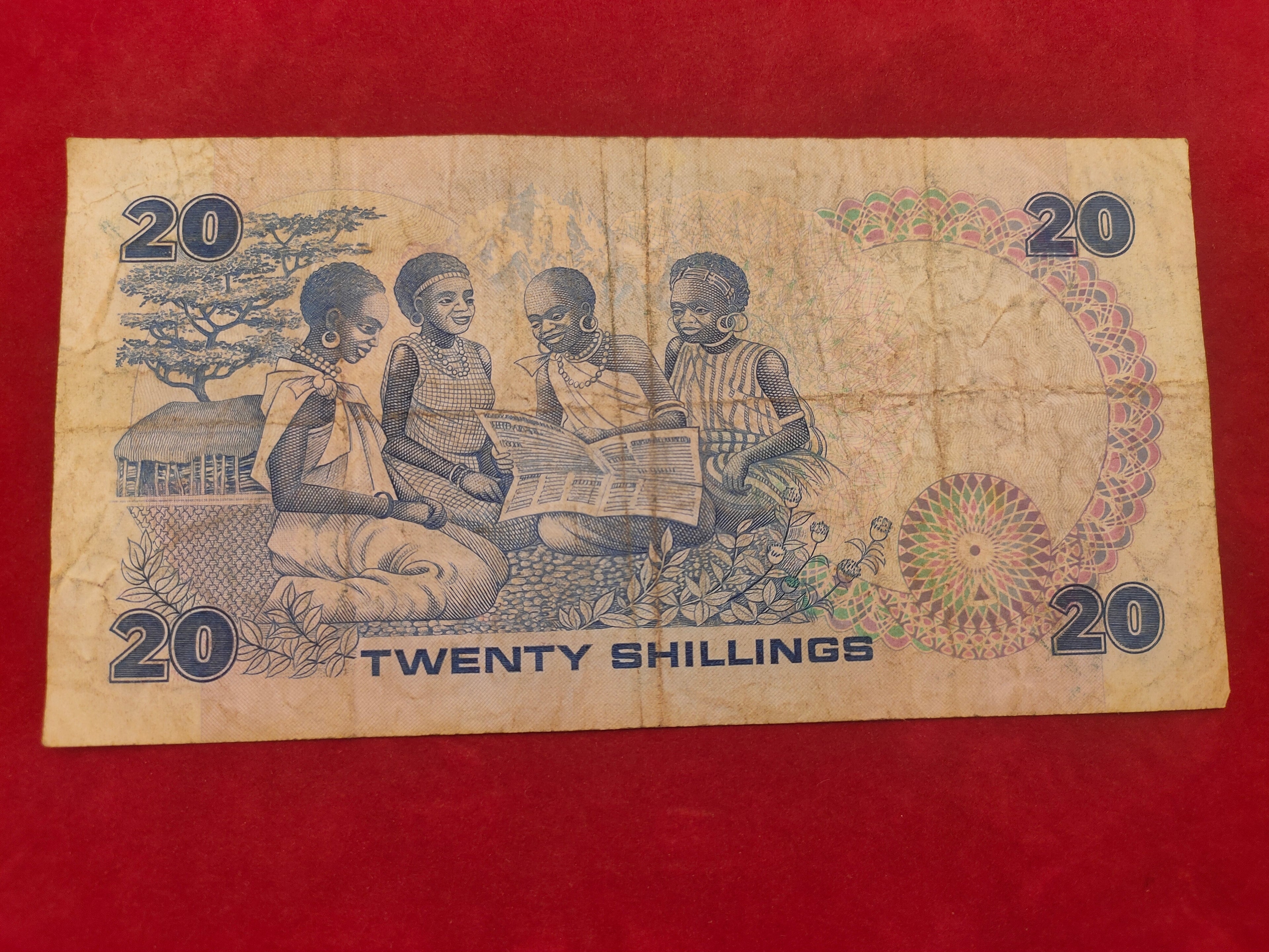 CENTRAL BANK OF KENYA 20 SHILINGI (1036)