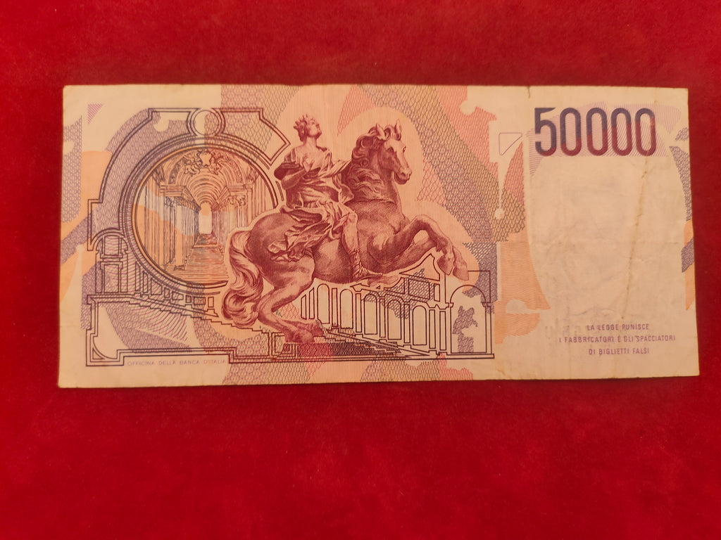 BANK OF ITALY 50000 LIRE (751)