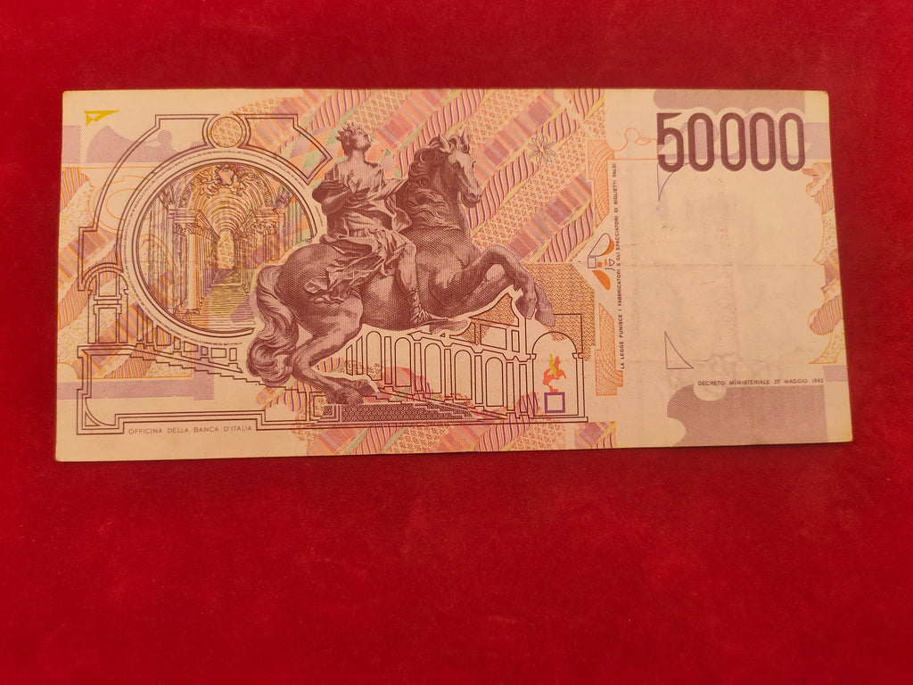 BANK OF ITALY 50000 LIRE (750)