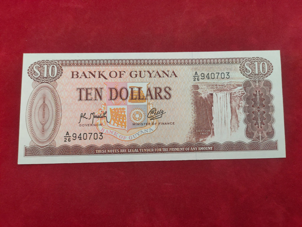 BANK OF GUYANA 10 DOLLARS (370)