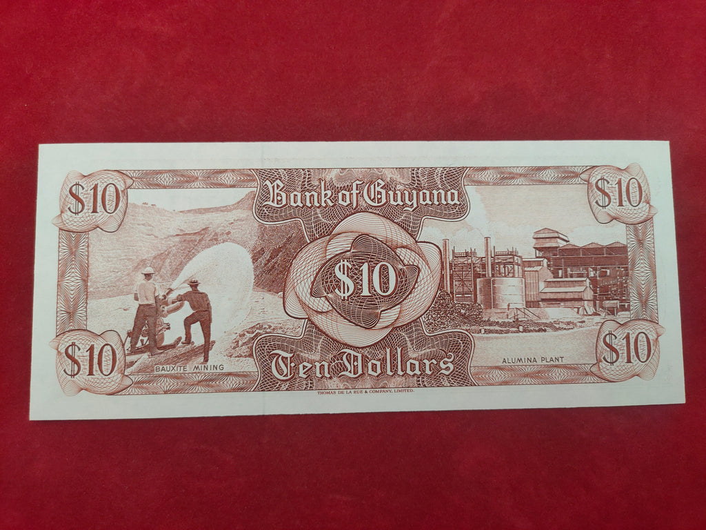 BANK OF GUYANA 10 DOLLARS (370)