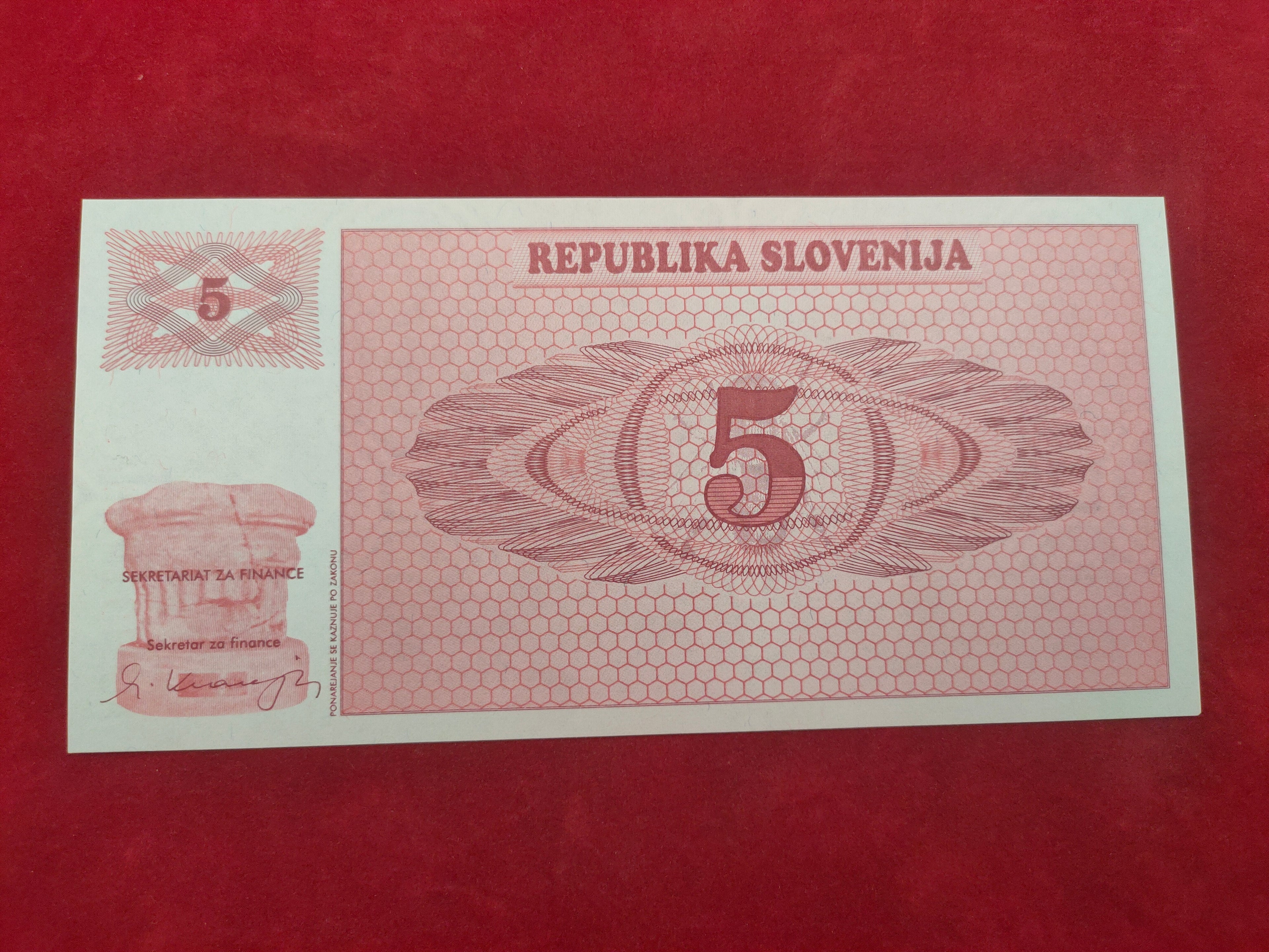 BANK OF SLOVENIA 5 FINANCE (319)