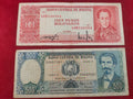 CENTRAL BANK OF BOLIVIA 100, 200 BOLIVIANOS (1053)