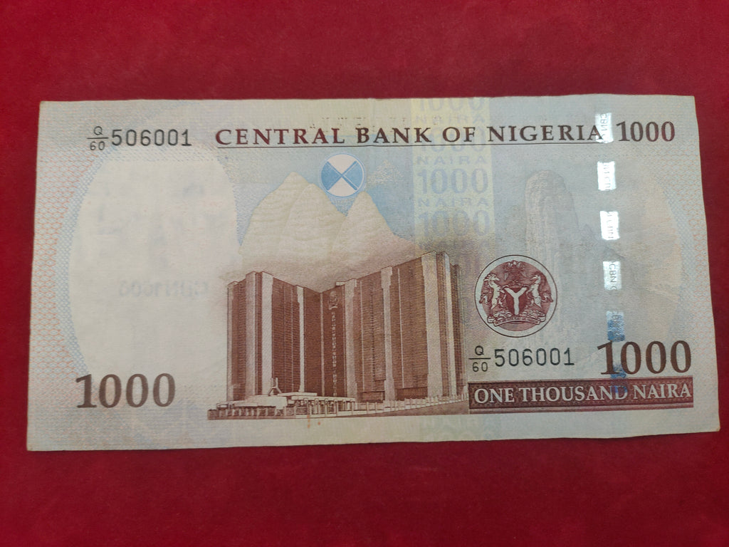 CENTRAL BANK OF NIGERIA 1000 NAIRA (503)
