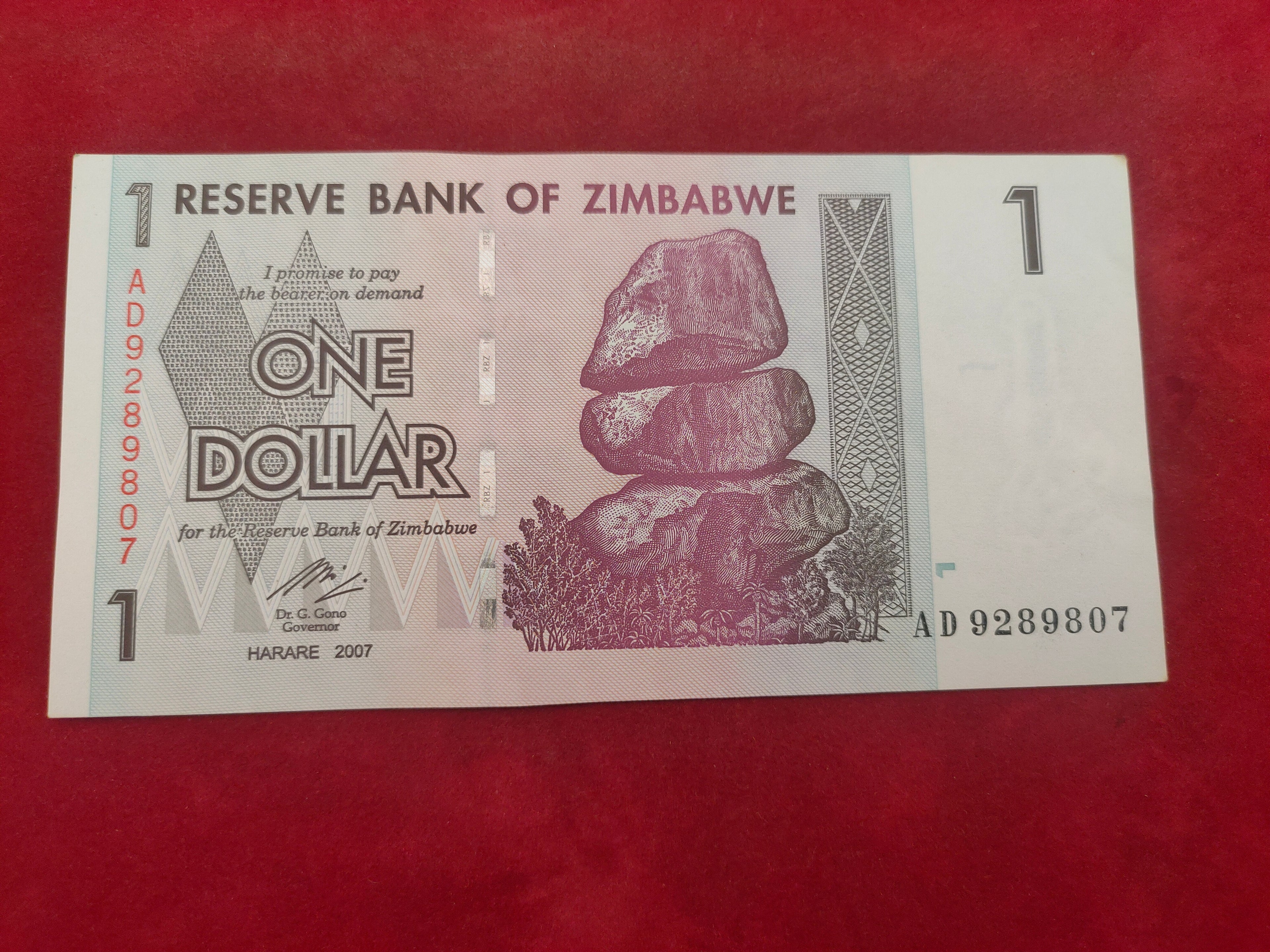 RESERVE BANK OF ZIMBABWE 1 DOLLAR (610)