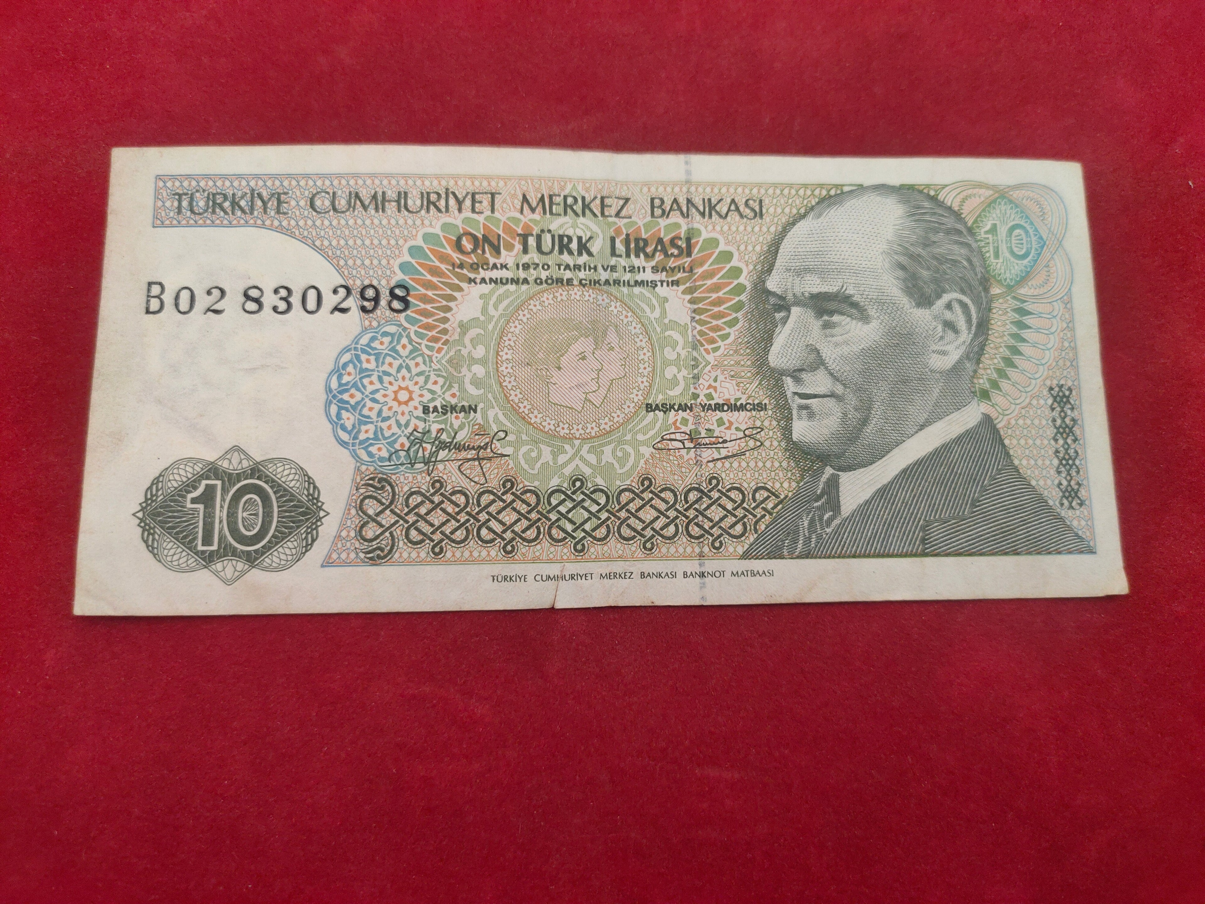 BANK OF TURKEY 10 LIRASI (532)