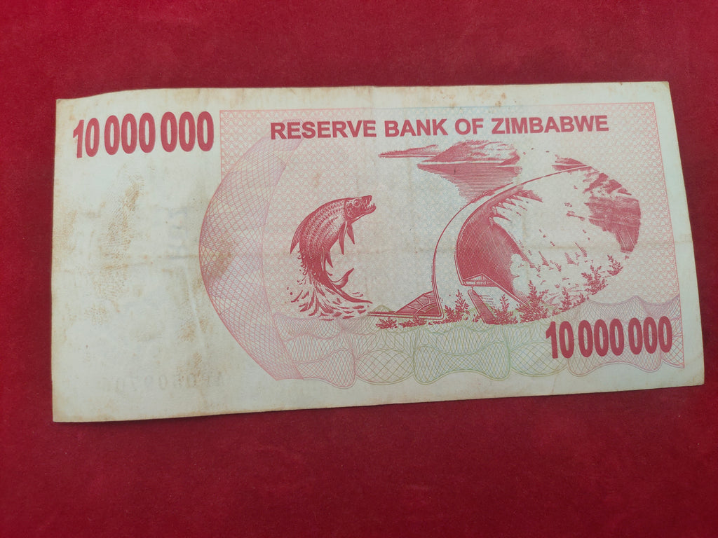 RESERVE BANK OF ZIMBABWE 10000000 DOLLARS (1188)
