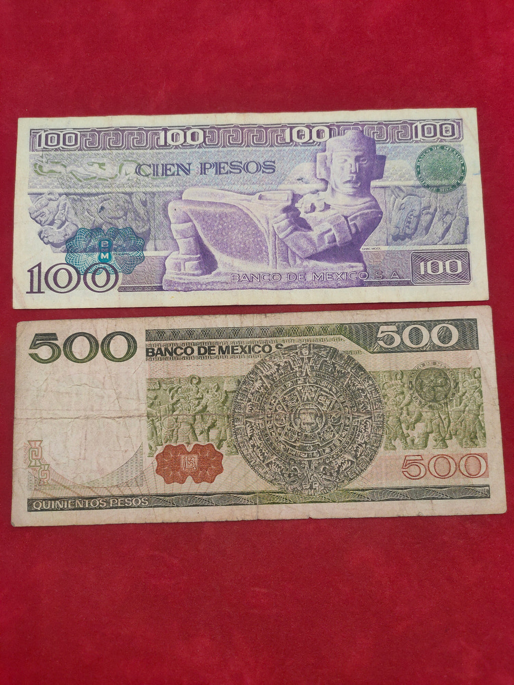 BANK OF MEXICO 100, 500 CIEN (517)