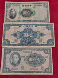 CENTRAL BANK OF CHINA 5, 10, 100 YUAN (1102)