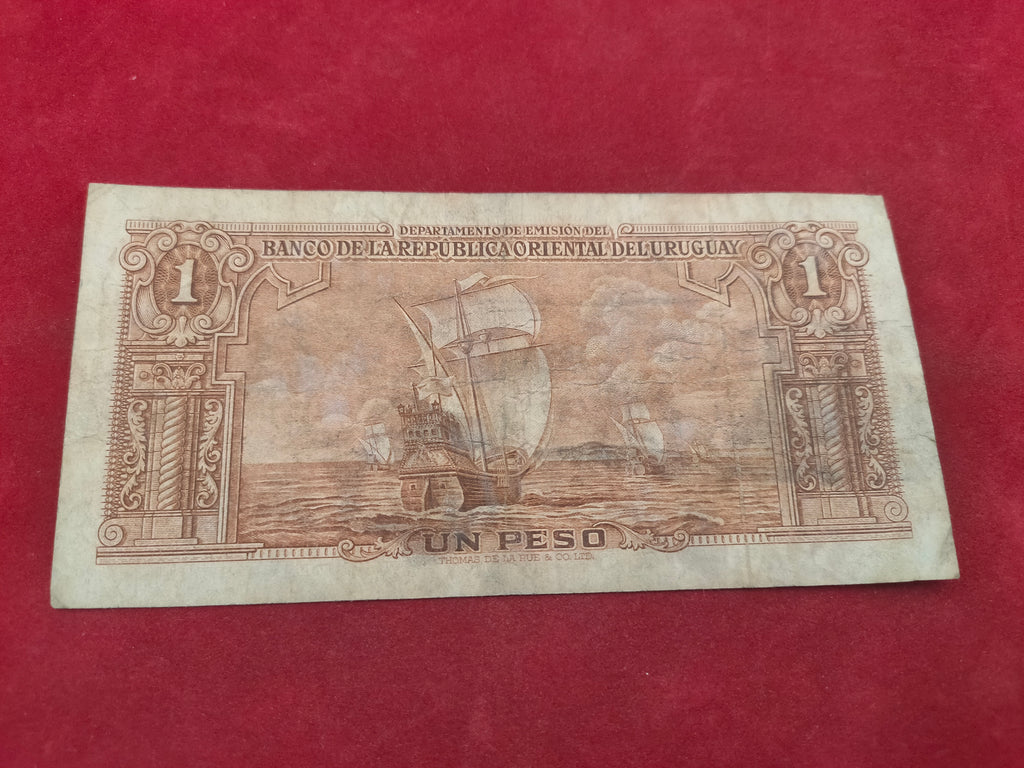 BANK OF URUGUAY 1 PESO (641)