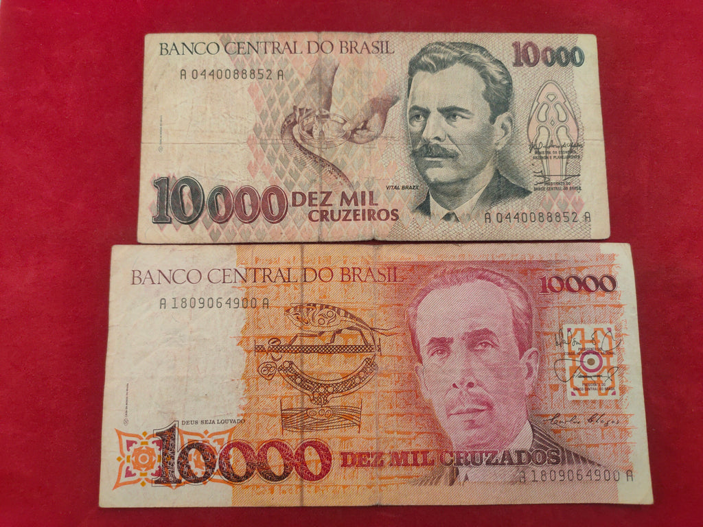 CENTRAL BANK OF BRASIL 10000 CRUZEIROS (716)