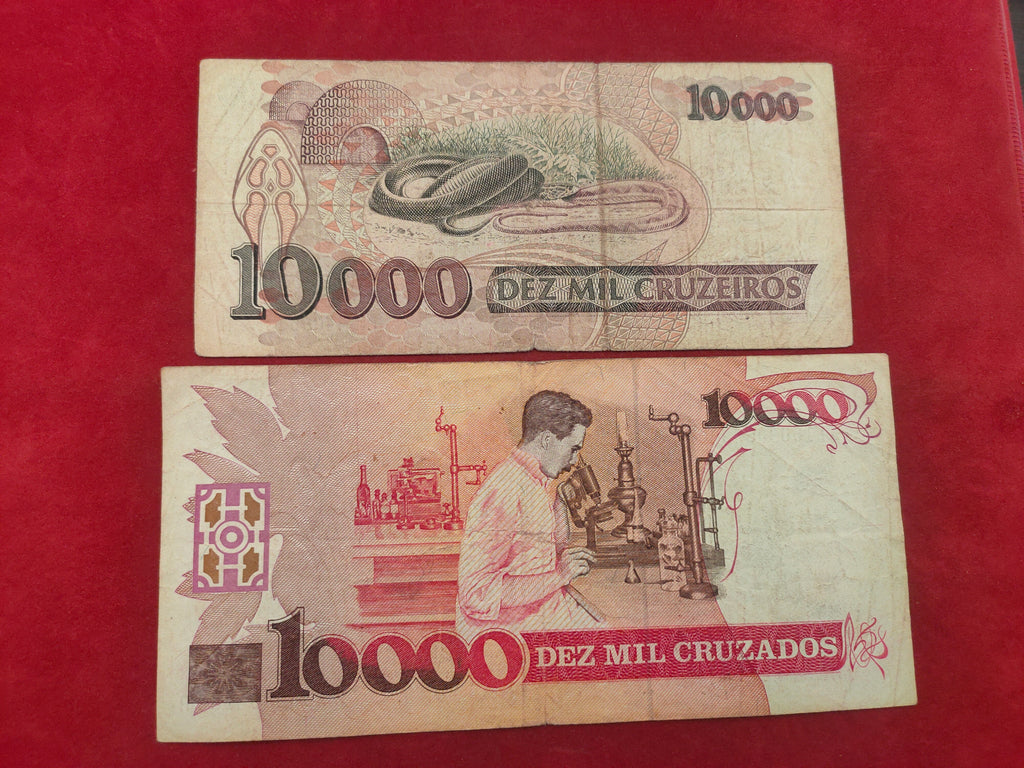 CENTRAL BANK OF BRASIL 10000 CRUZEIROS (716)