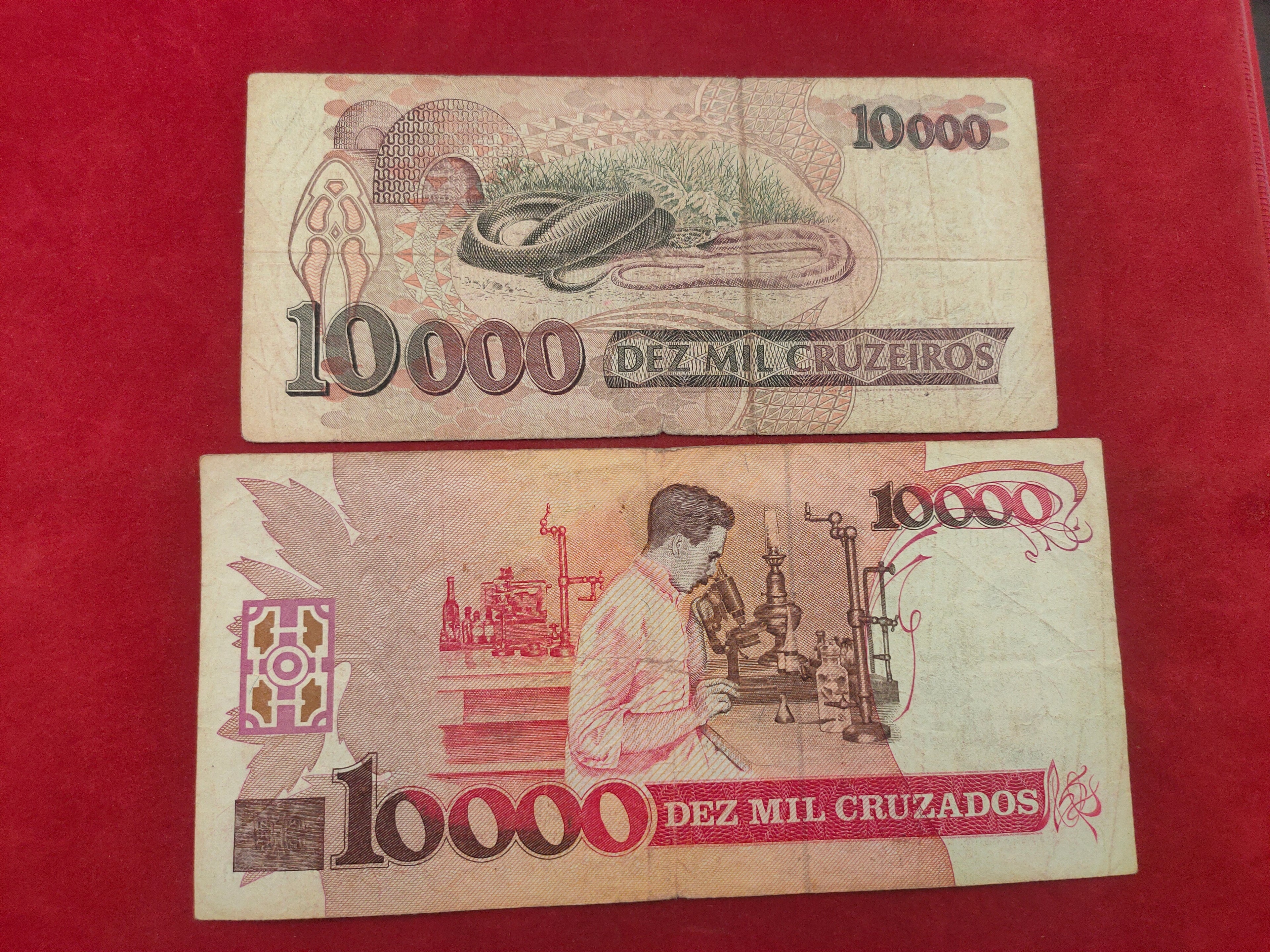 CENTRAL BANK OF BRASIL 10000 CRUZEIROS (716)