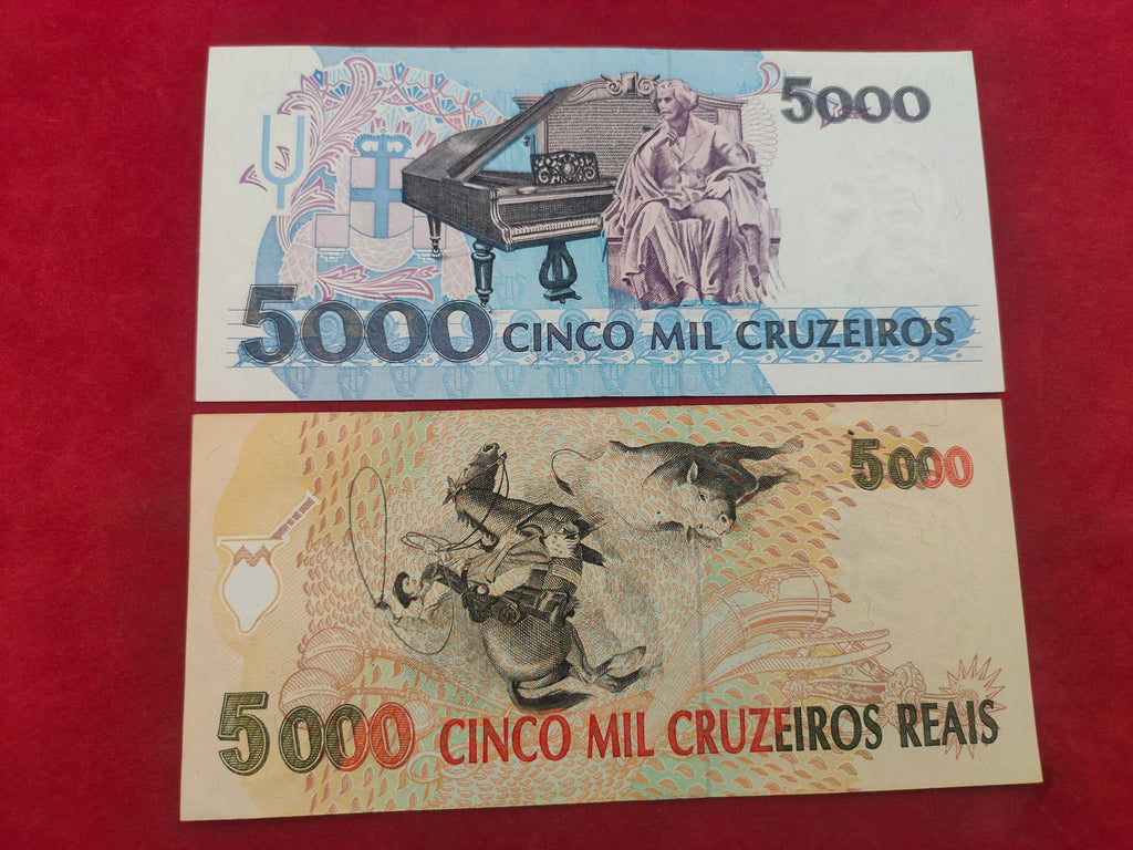 CENTRAL BANK OF BRASIL 5000 CRUZEIROS (713)