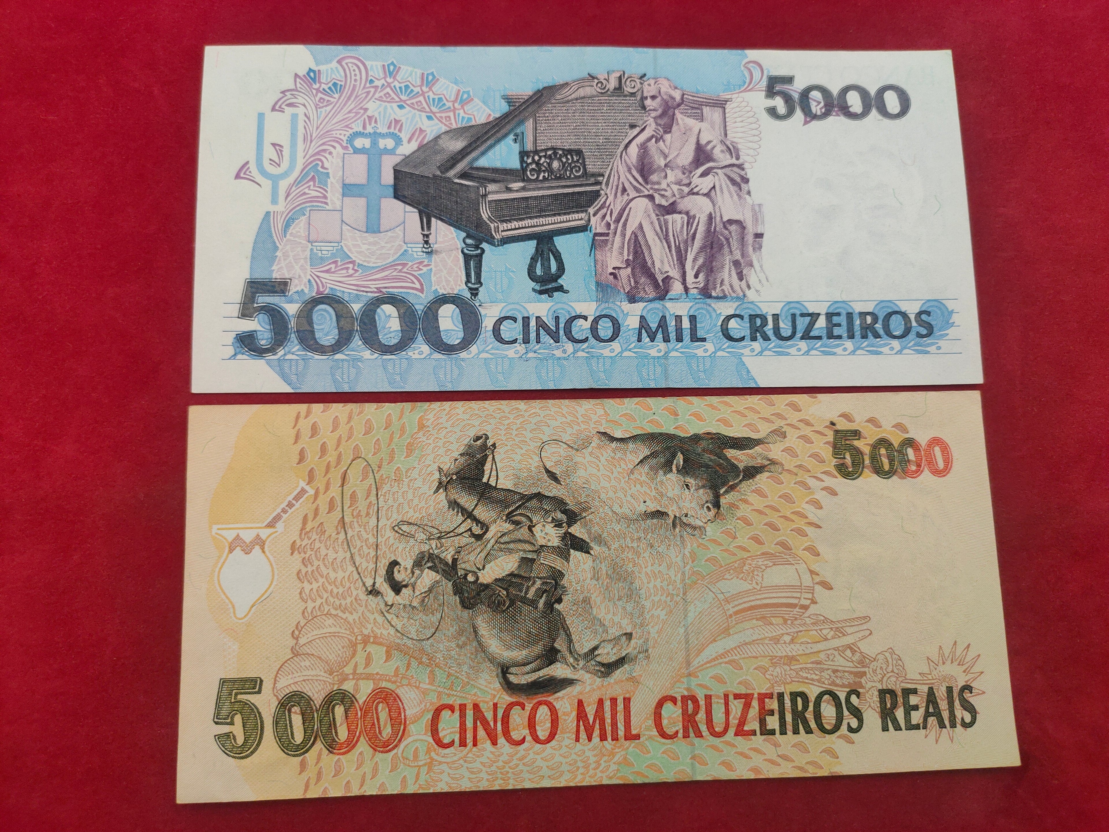 CENTRAL BANK OF BRASIL 5000 CRUZEIROS (713)