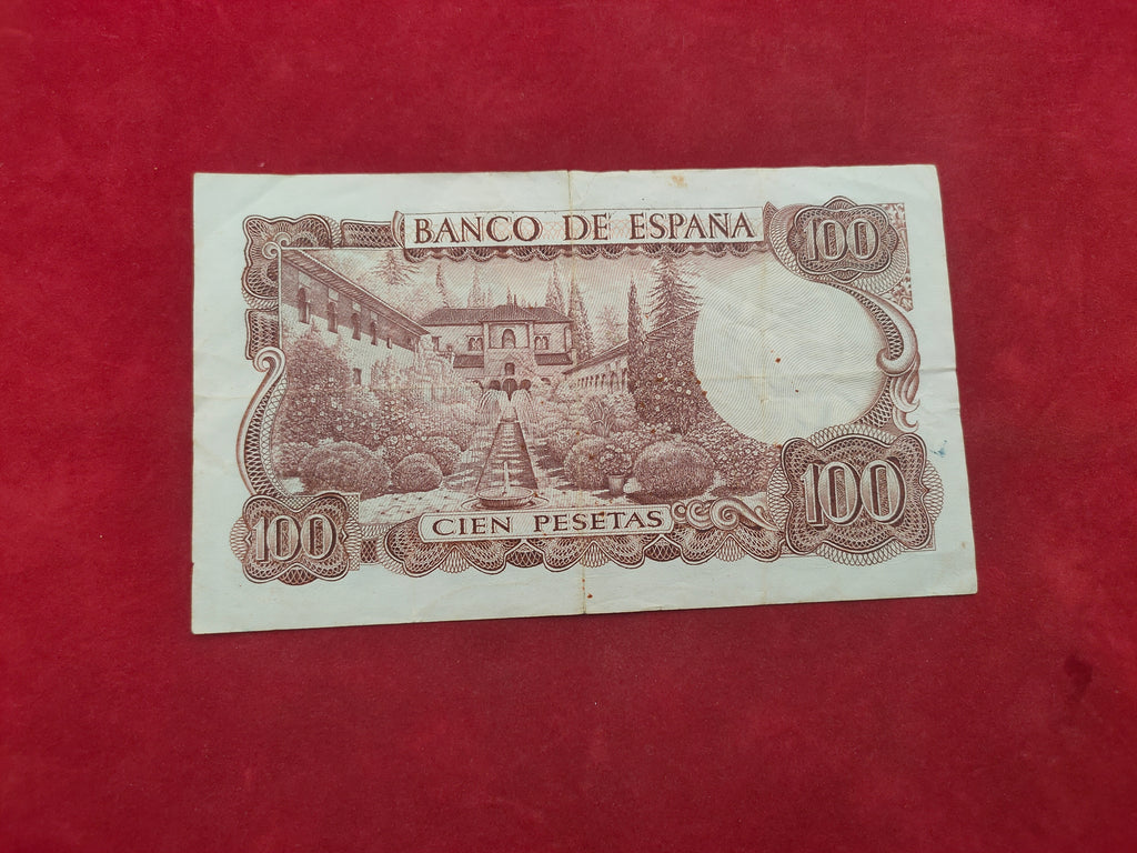 BANK OF SPAIN 100 PESETAS (1166)