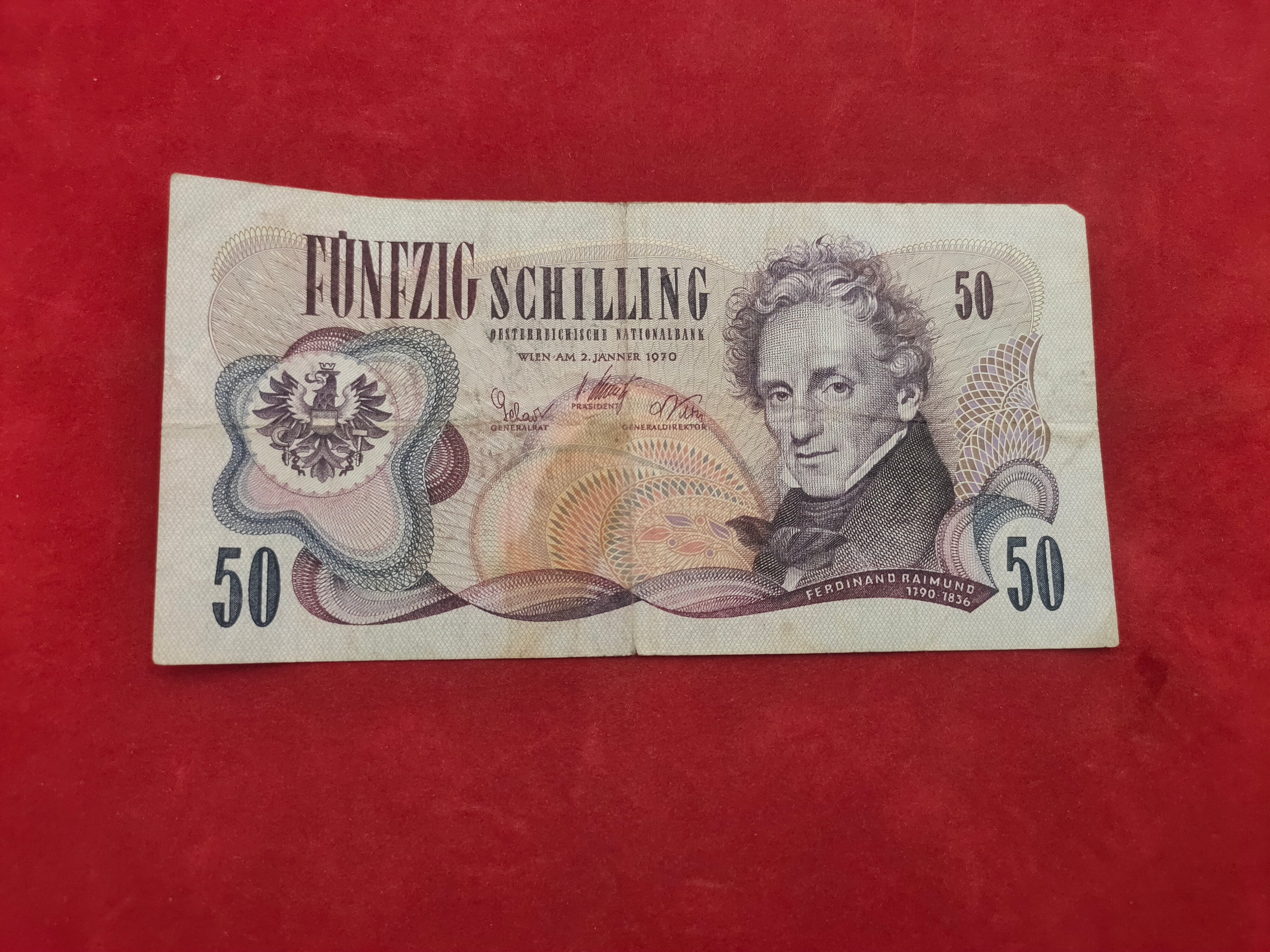 NATIONAL BANK OF AUSTRIA 50 SCHILLING (573)