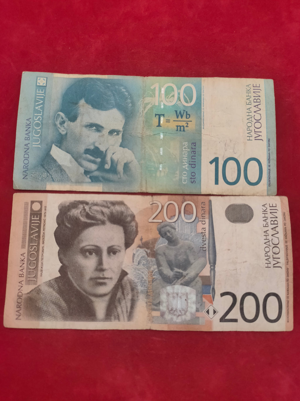 NATIONAL BANK OF YUGOSLAVIA 10, 20, 50, 100, 200 DINARA (Y290)