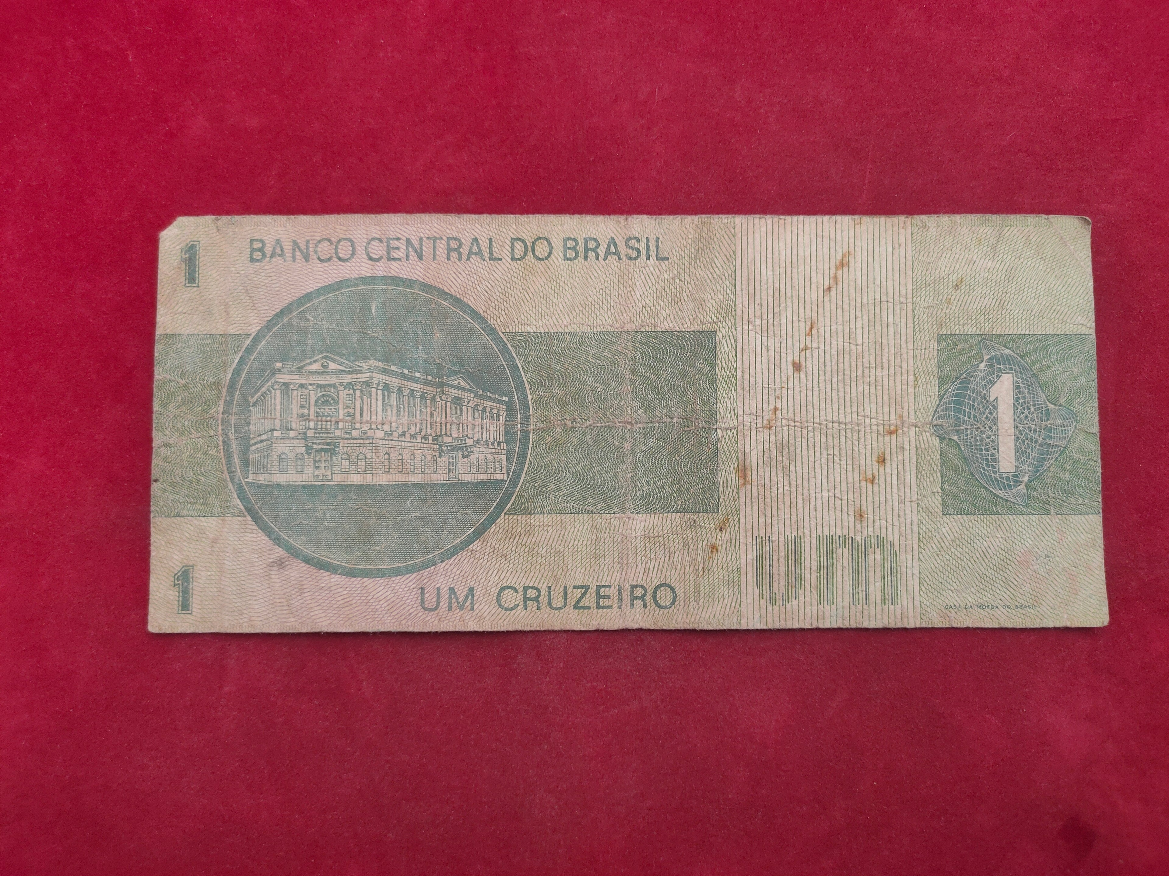 CENTRAL BANK OF BRASIL 1 CRUZEIRO (D708)