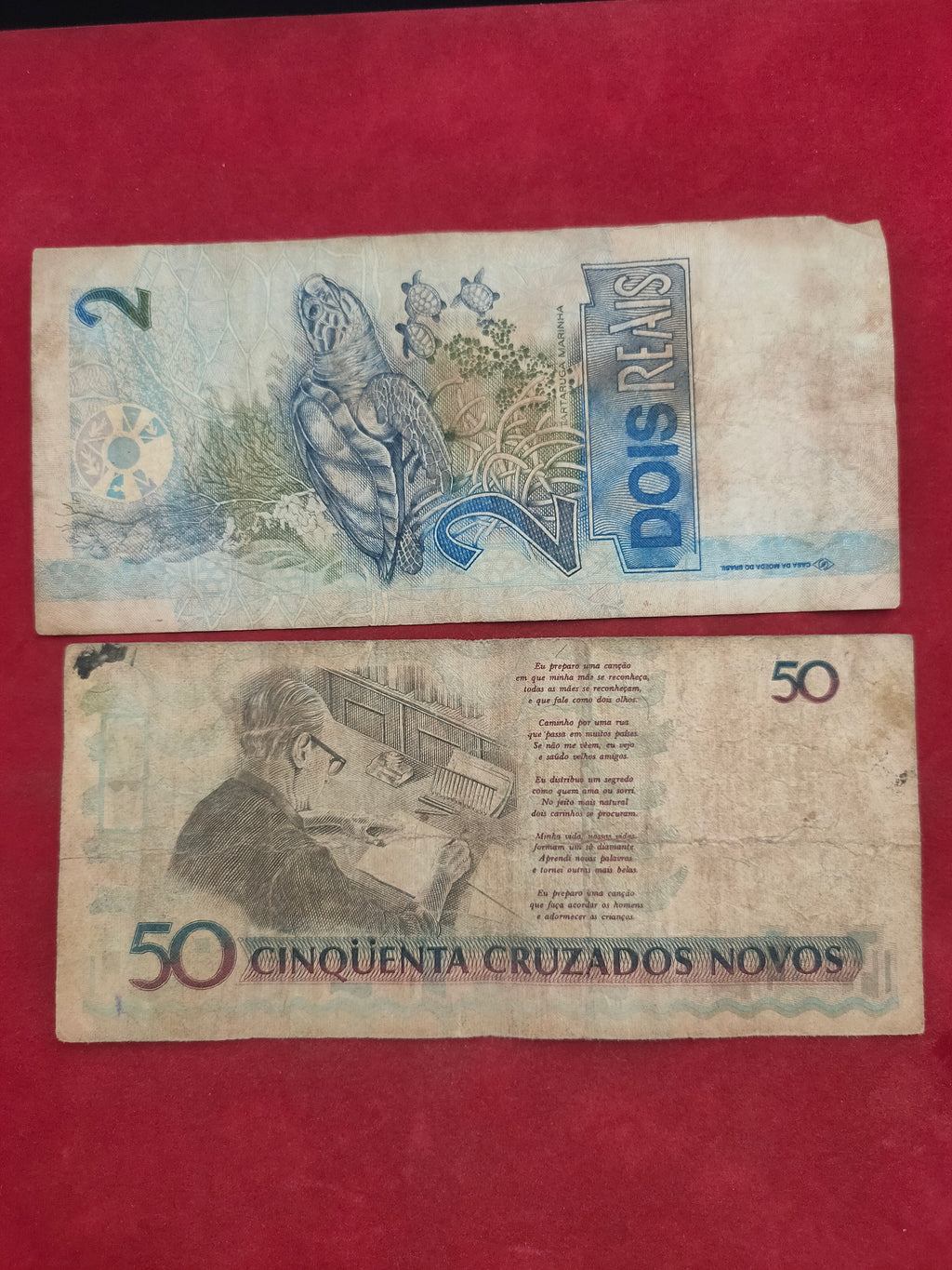 CENTRAL BANK OF BRASIL 2, 50  CRUZADOS (D708)