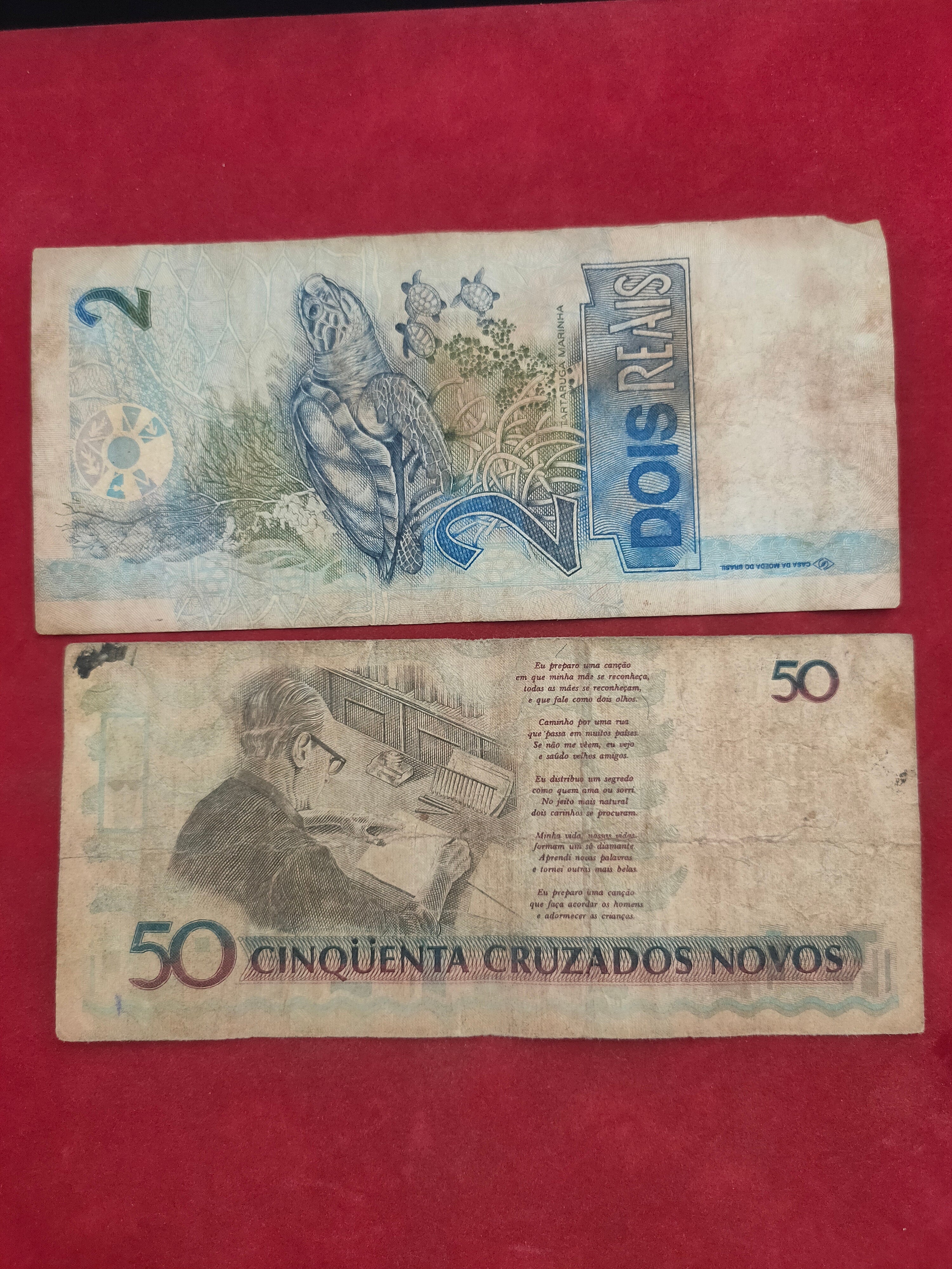 CENTRAL BANK OF BRASIL 2, 50  CRUZADOS (D708)
