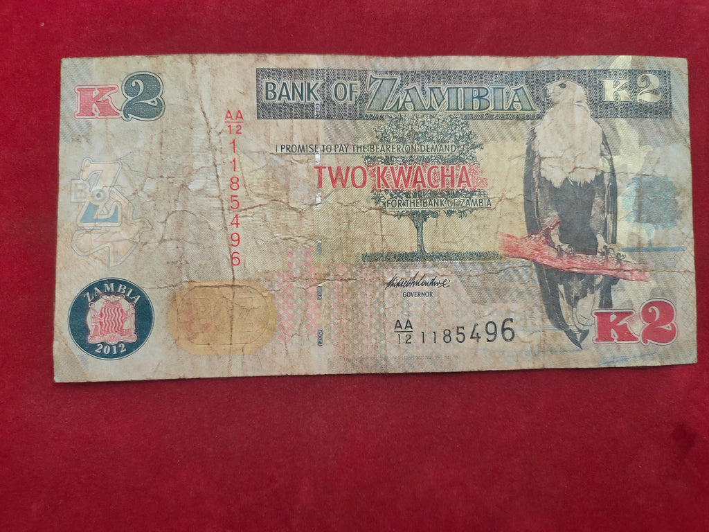 BANK OF ZAMBIA 2 KWACHA (D708)