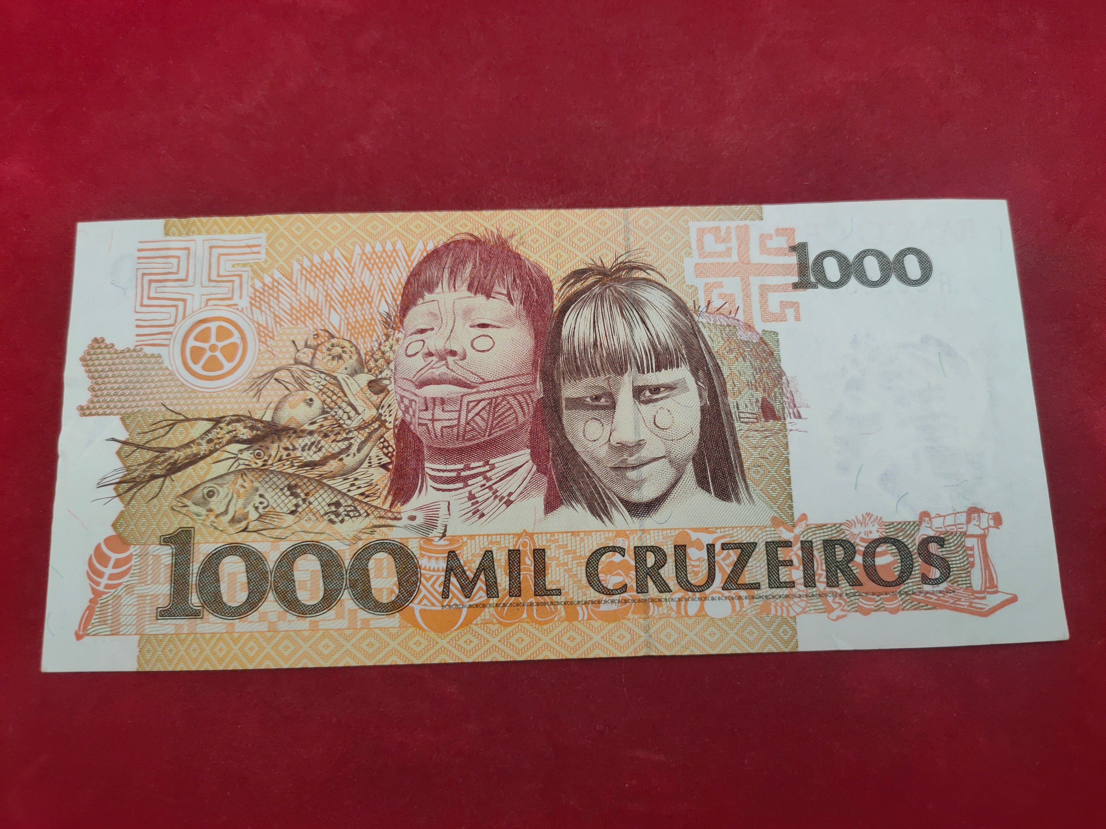 CENTRAL BANK OF BRASIL 1000 CRUZEIROS (778)