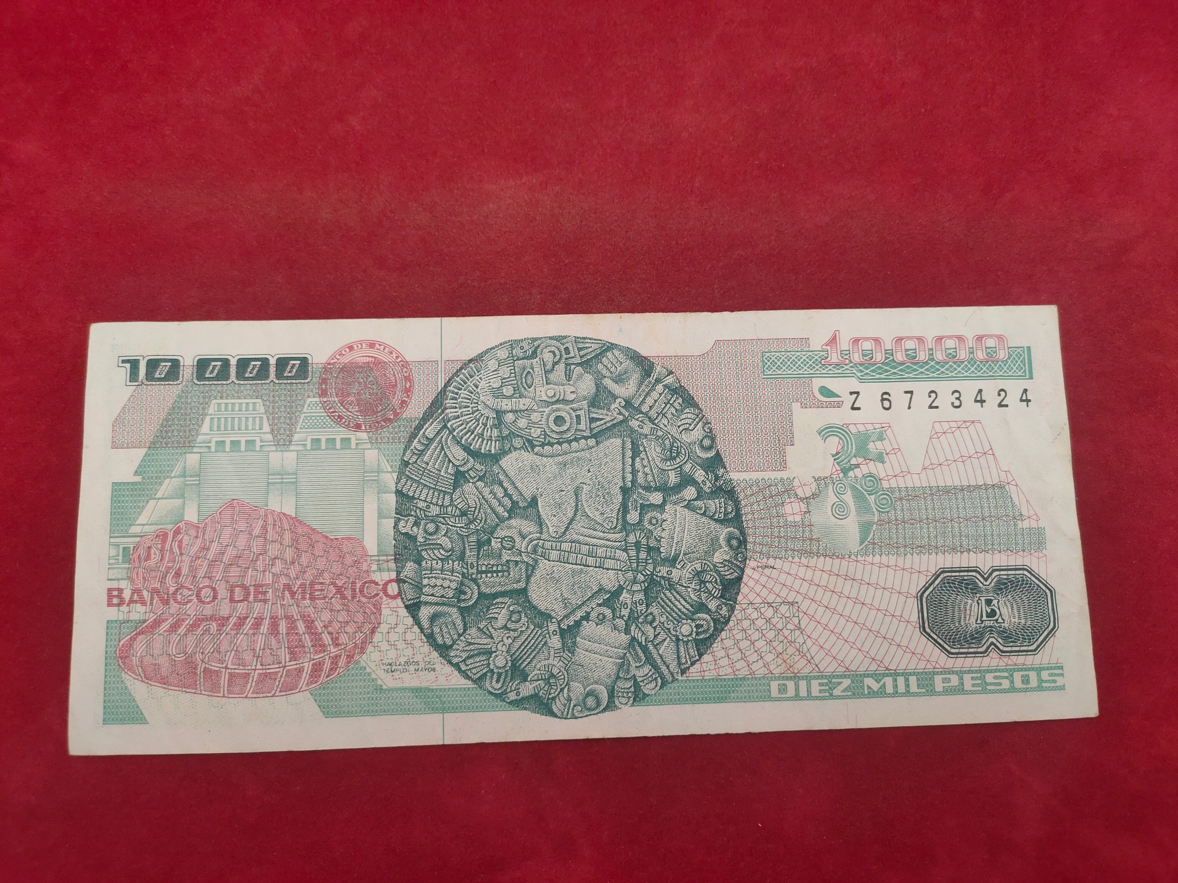 BANK OF MEXICO 10000 PESOS (515)