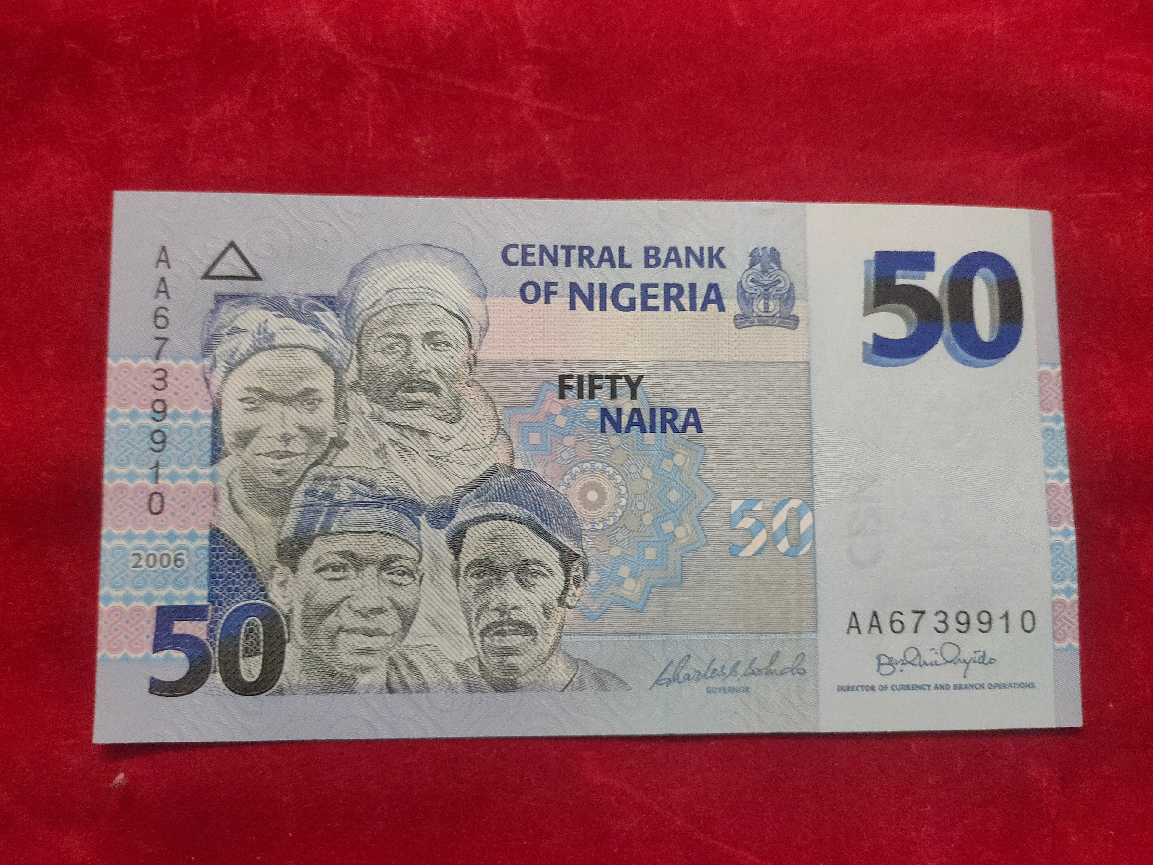 CENTRAL BANK OF NIGERIA 50 (C556)